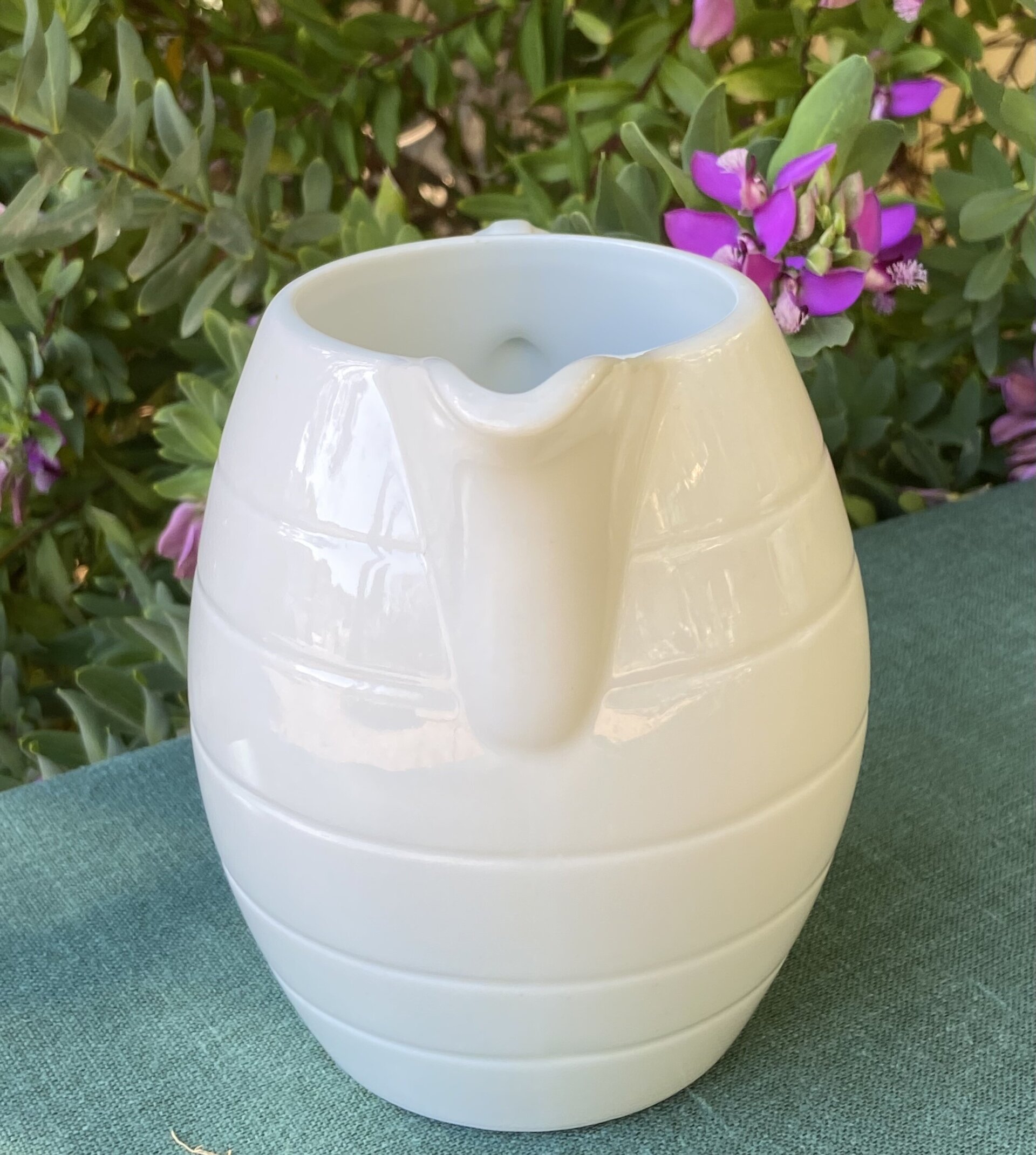 Jarra porcelana blanca - 2