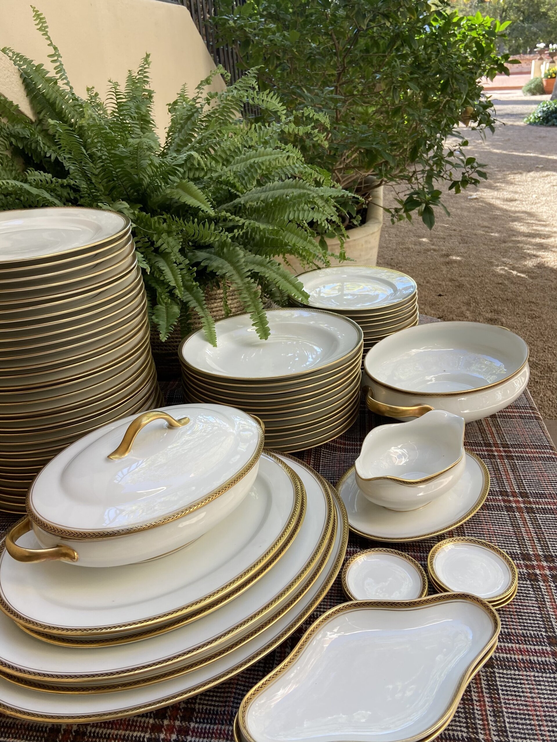 Vajilla en porcelana francesa "Haviland" Limoges. - 7