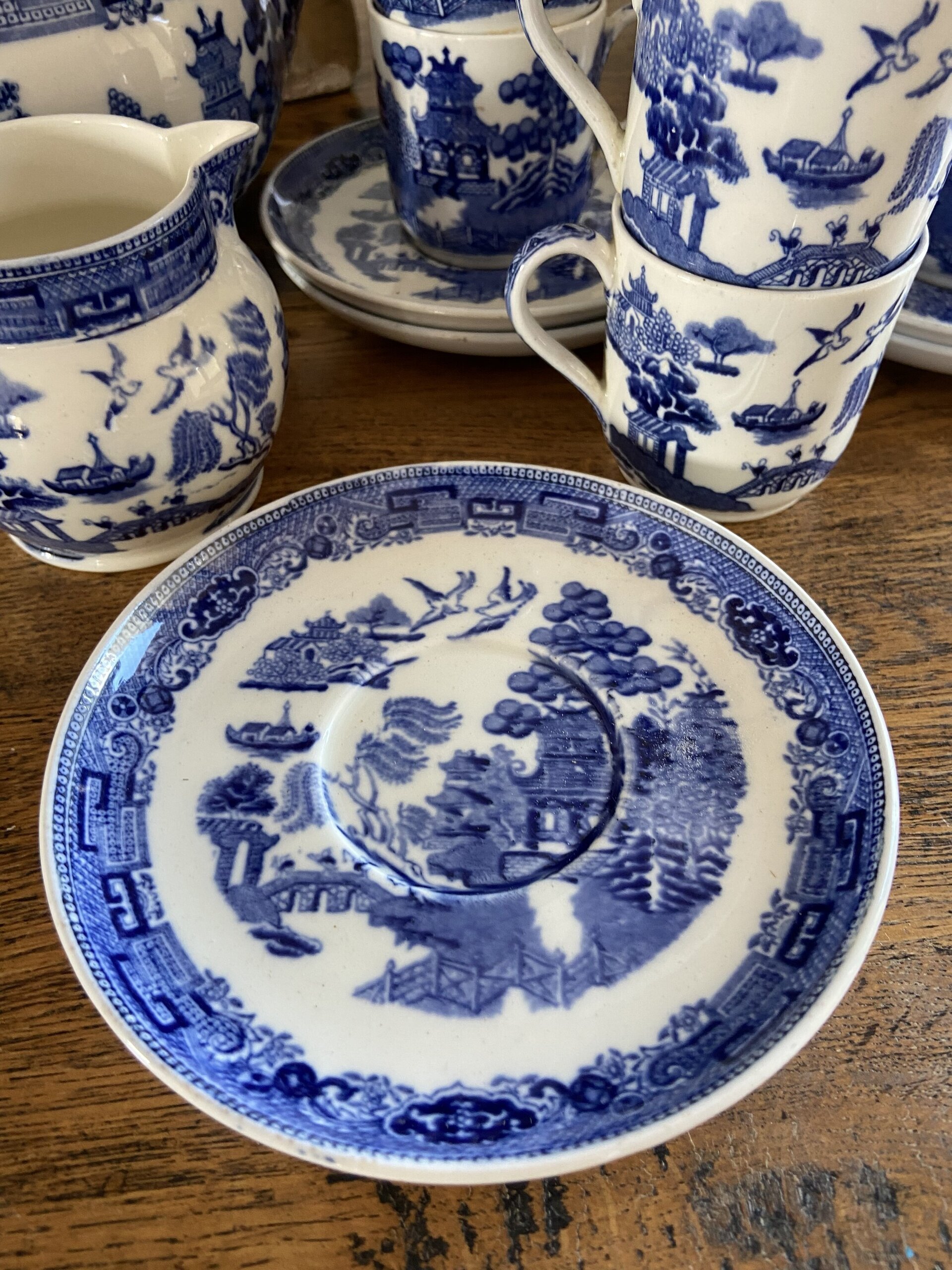 Juego de café inglés "Wedwood" mod. Willow - 3
