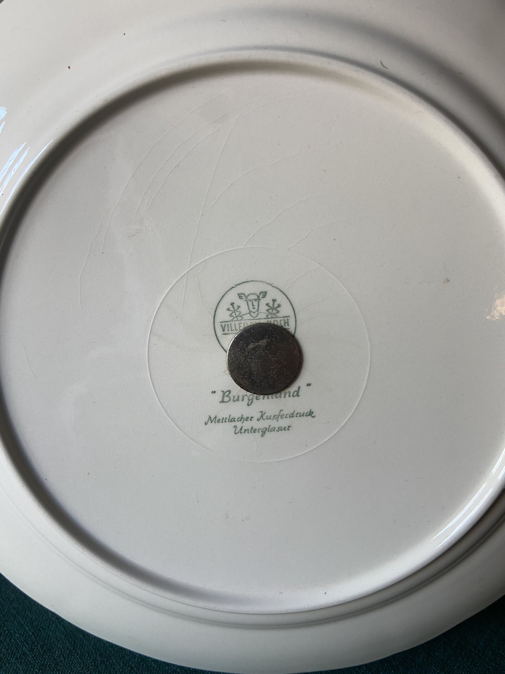 Pastelero de tres pisos en cerámica alemana "Villeroy&Boch". - 7
