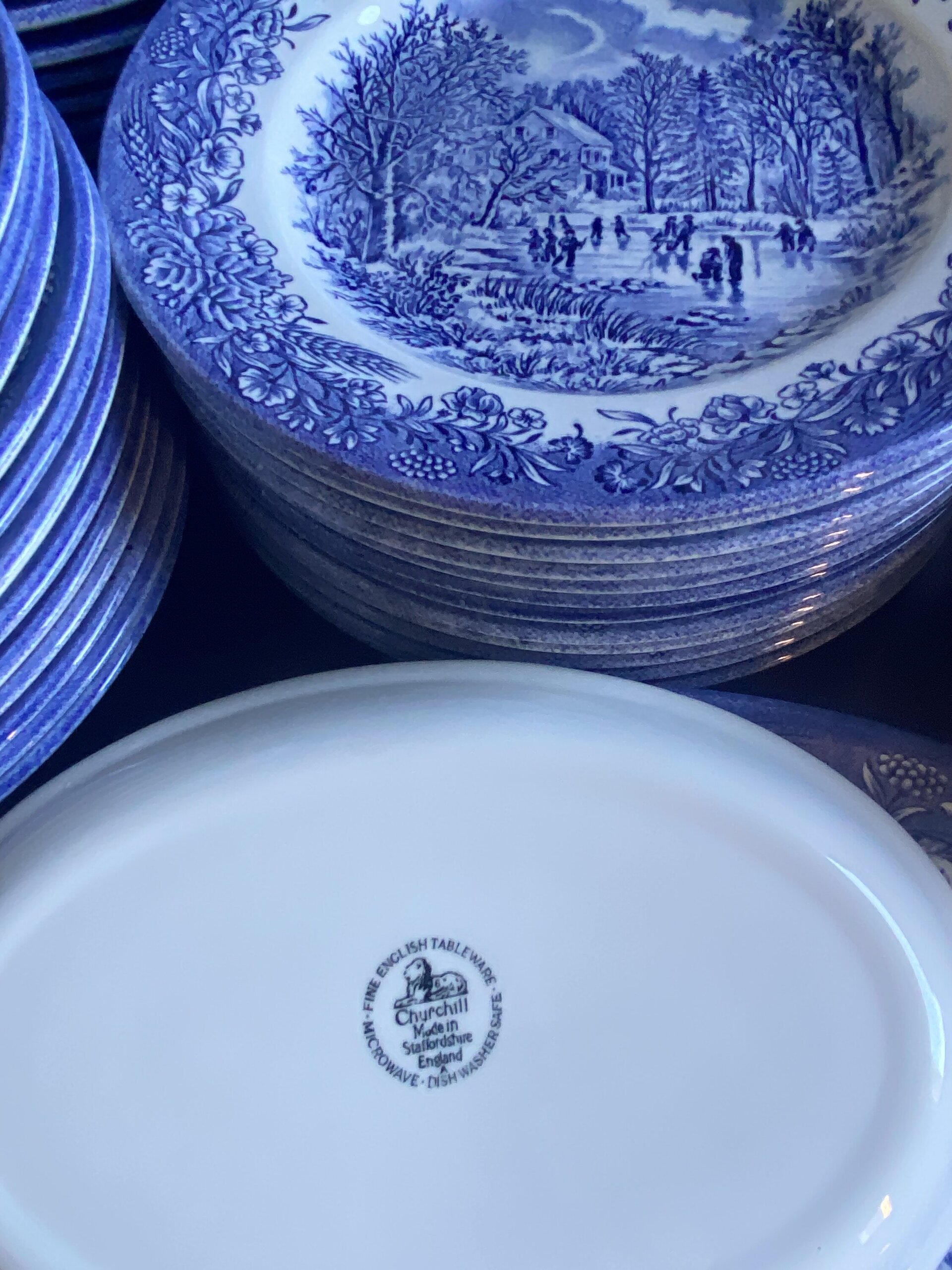 Vajilla en loza inglesa "Churchill" - 11