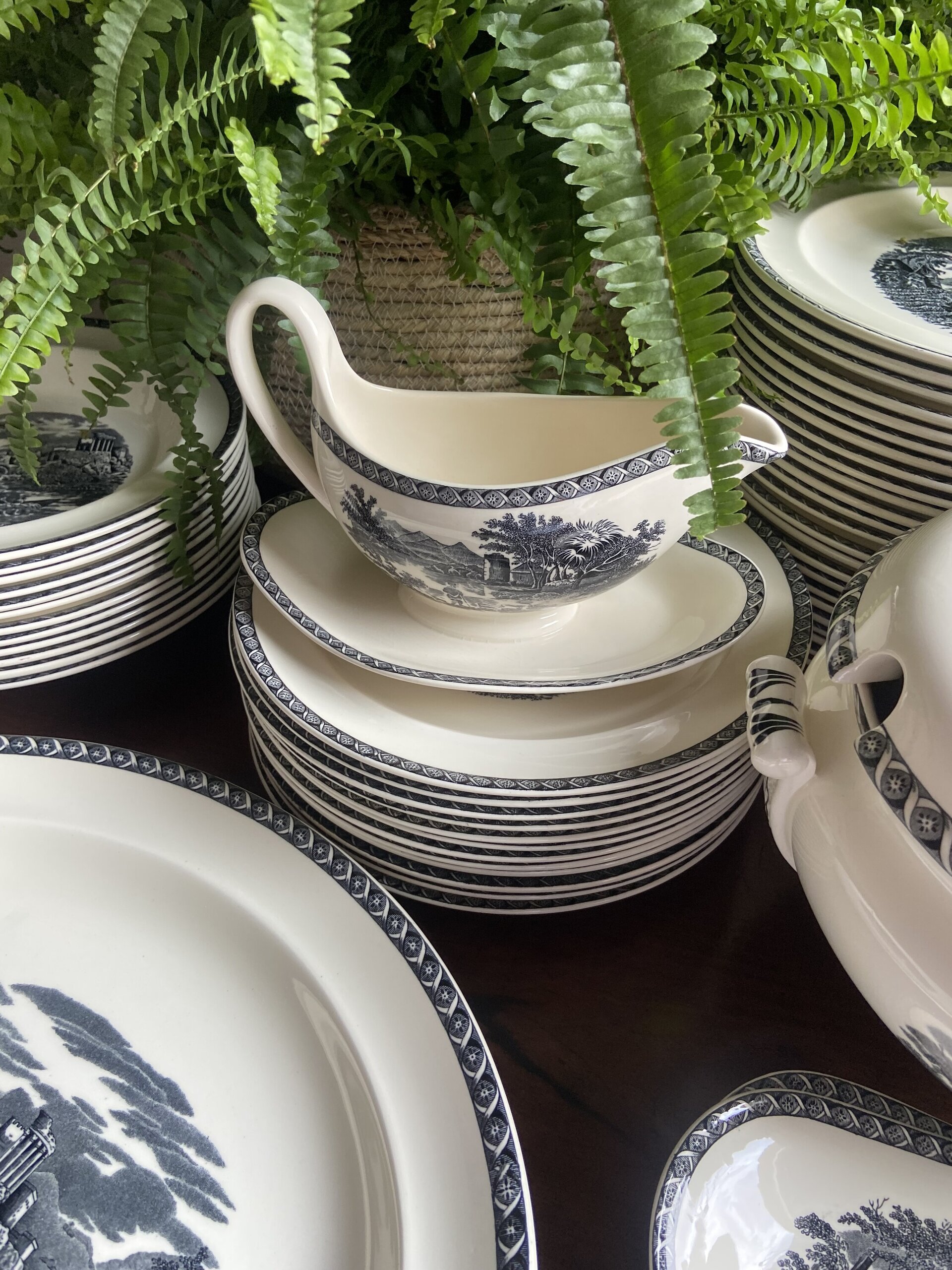 Vajilla en porcelana inglesa "Wedgwood" (mod. Lugano) - 9