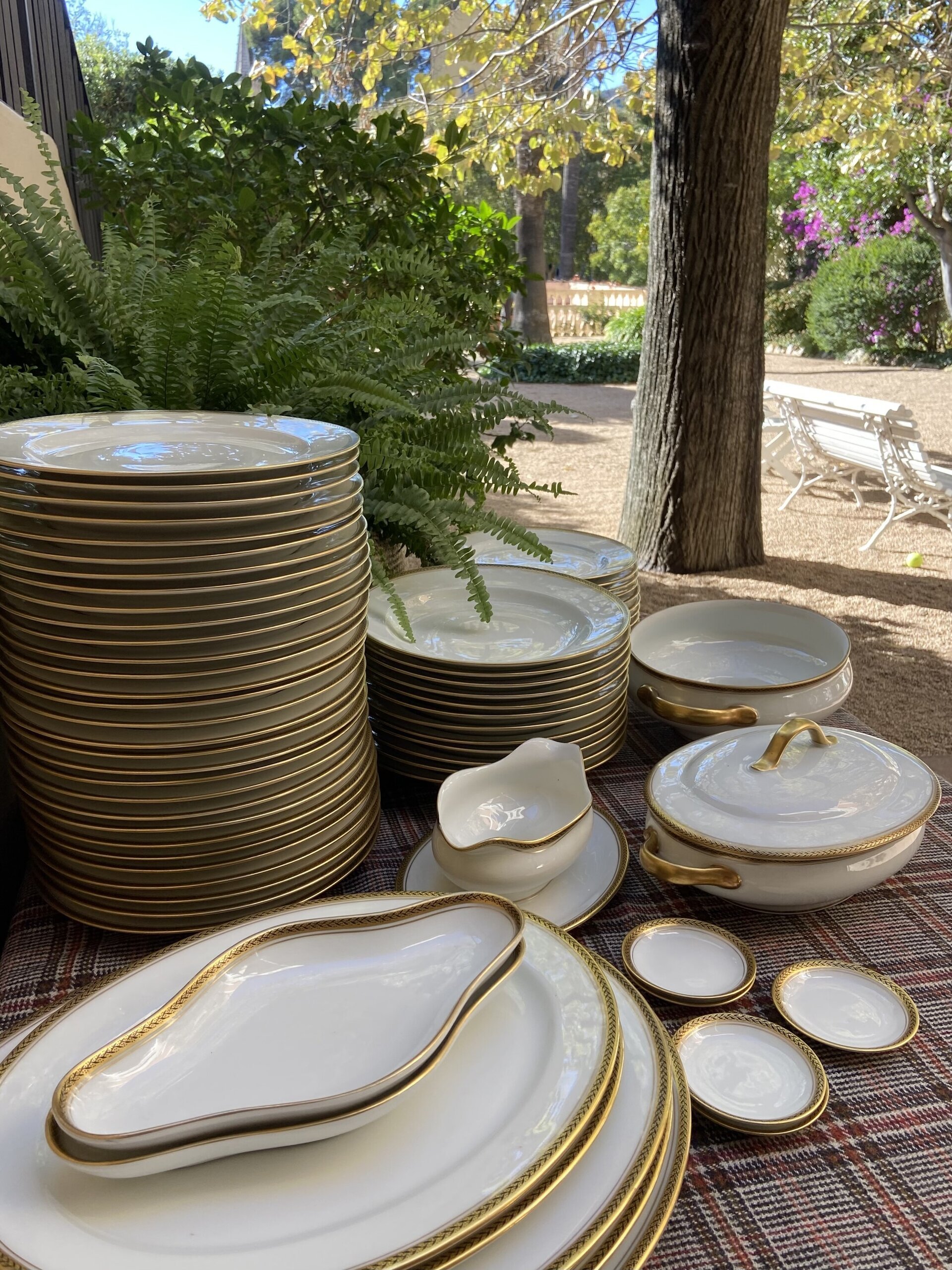 Vajilla en porcelana francesa "Haviland" Limoges. - 1