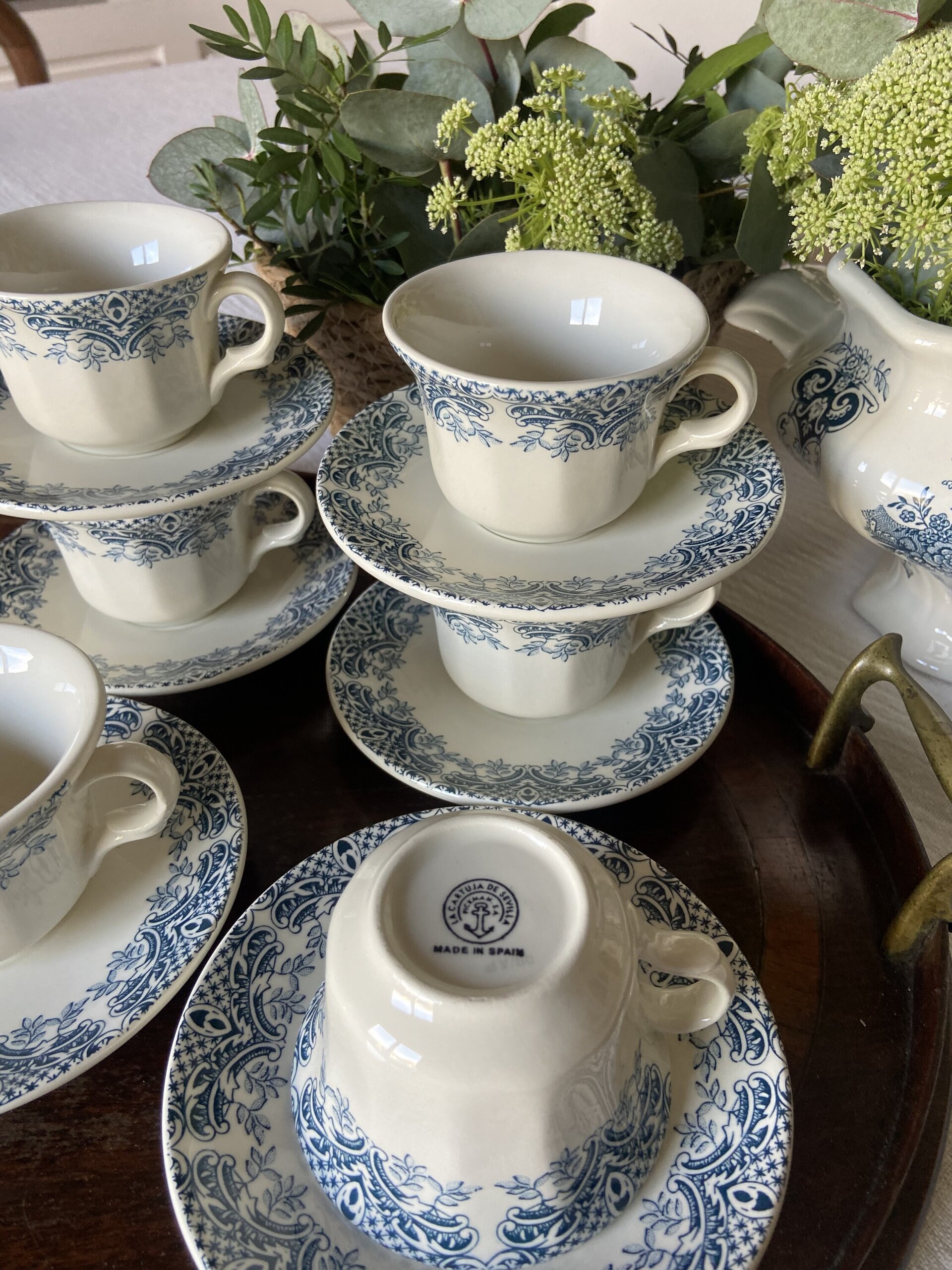 6 tazas de café Pickman s.a. "La Cartuja de sevilla" - 3