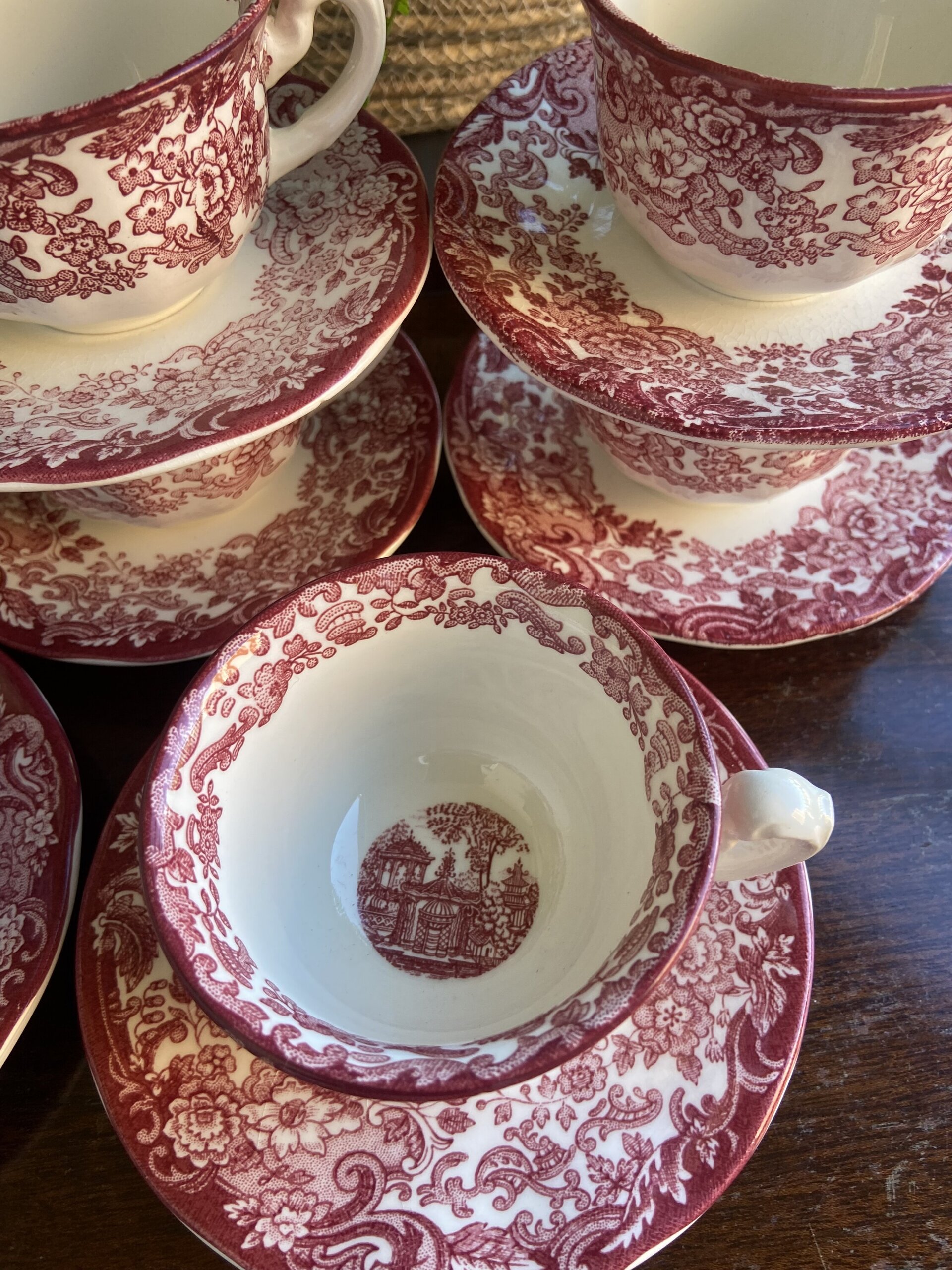 6 tazas de café "La Cartuja de Sevilla" Pickman S.A. (mod. Vistas) - 4