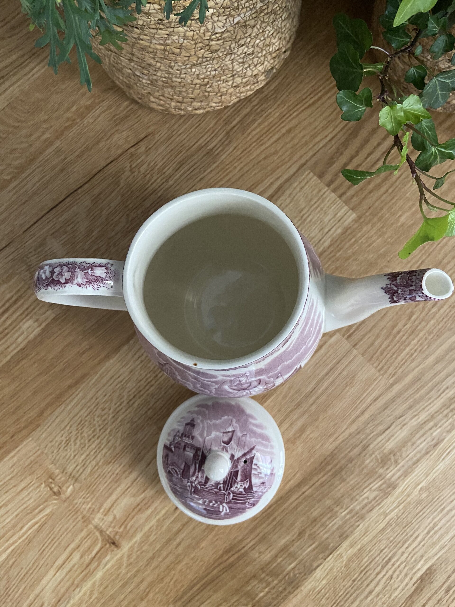 Tetera en loza inglesa "Wedgwood". - 6