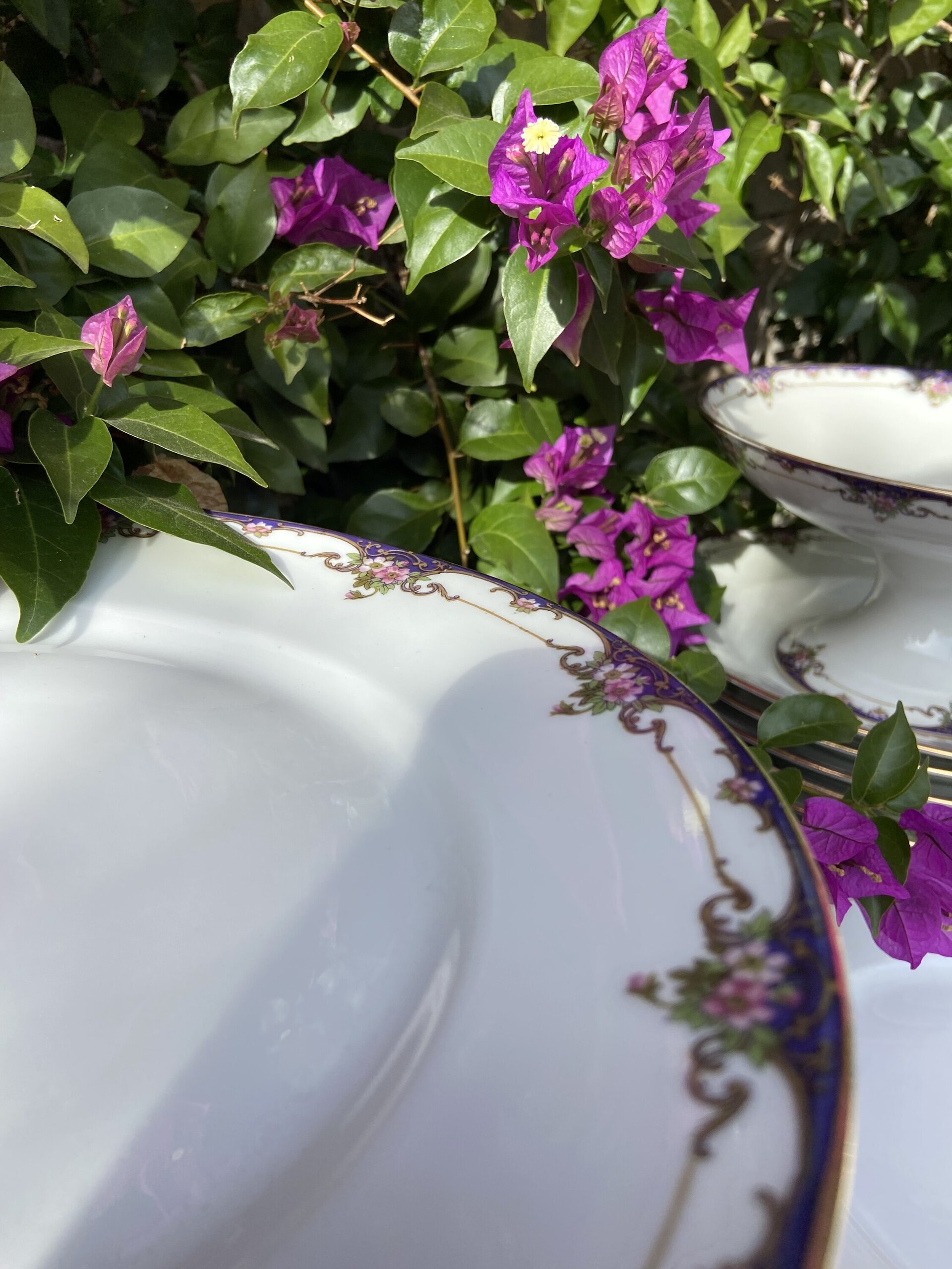 Vajilla en fina porcelana francesa de Limoges "W.G. & Cª" - 7