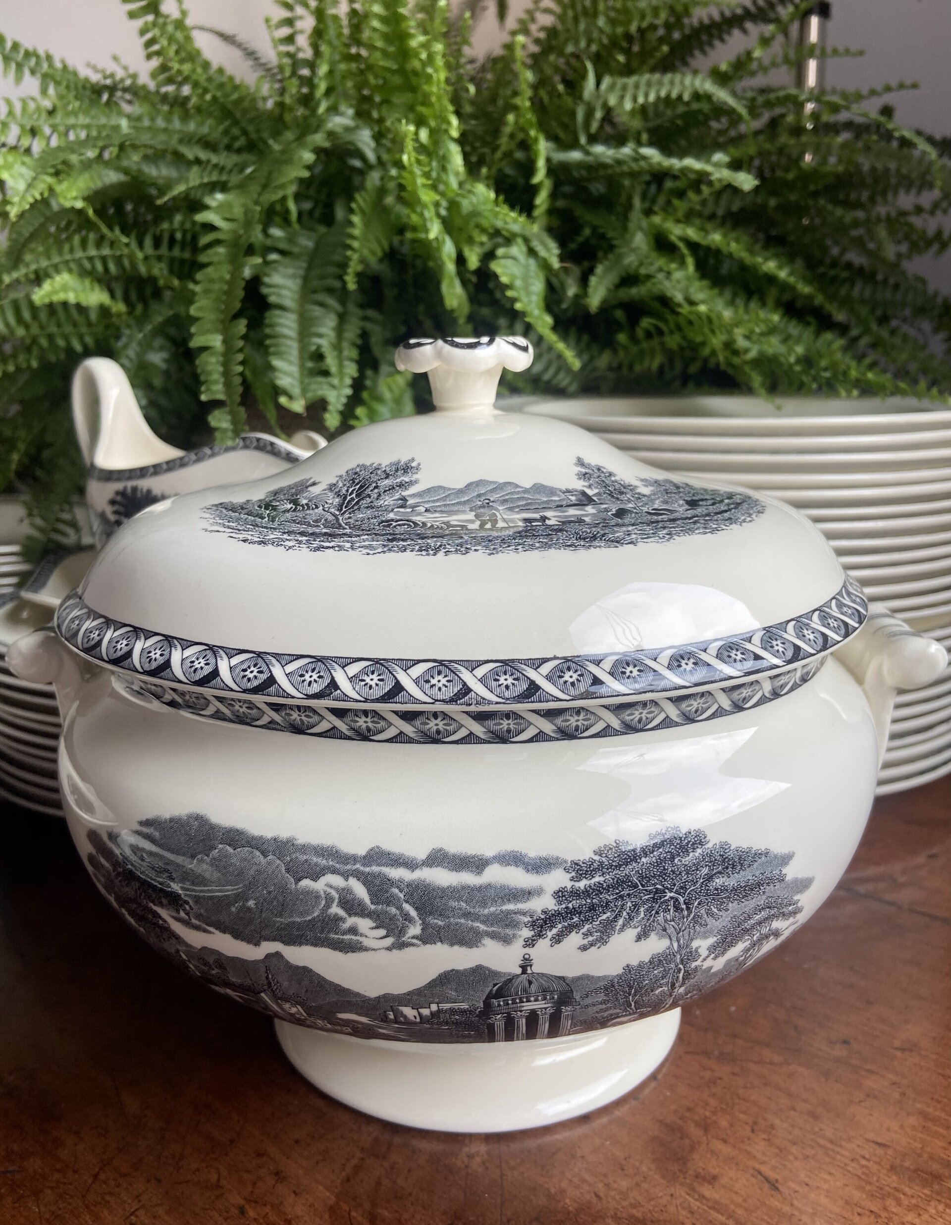 Vajilla en porcelana inglesa "Wedgwood" (mod. Lugano) - 8