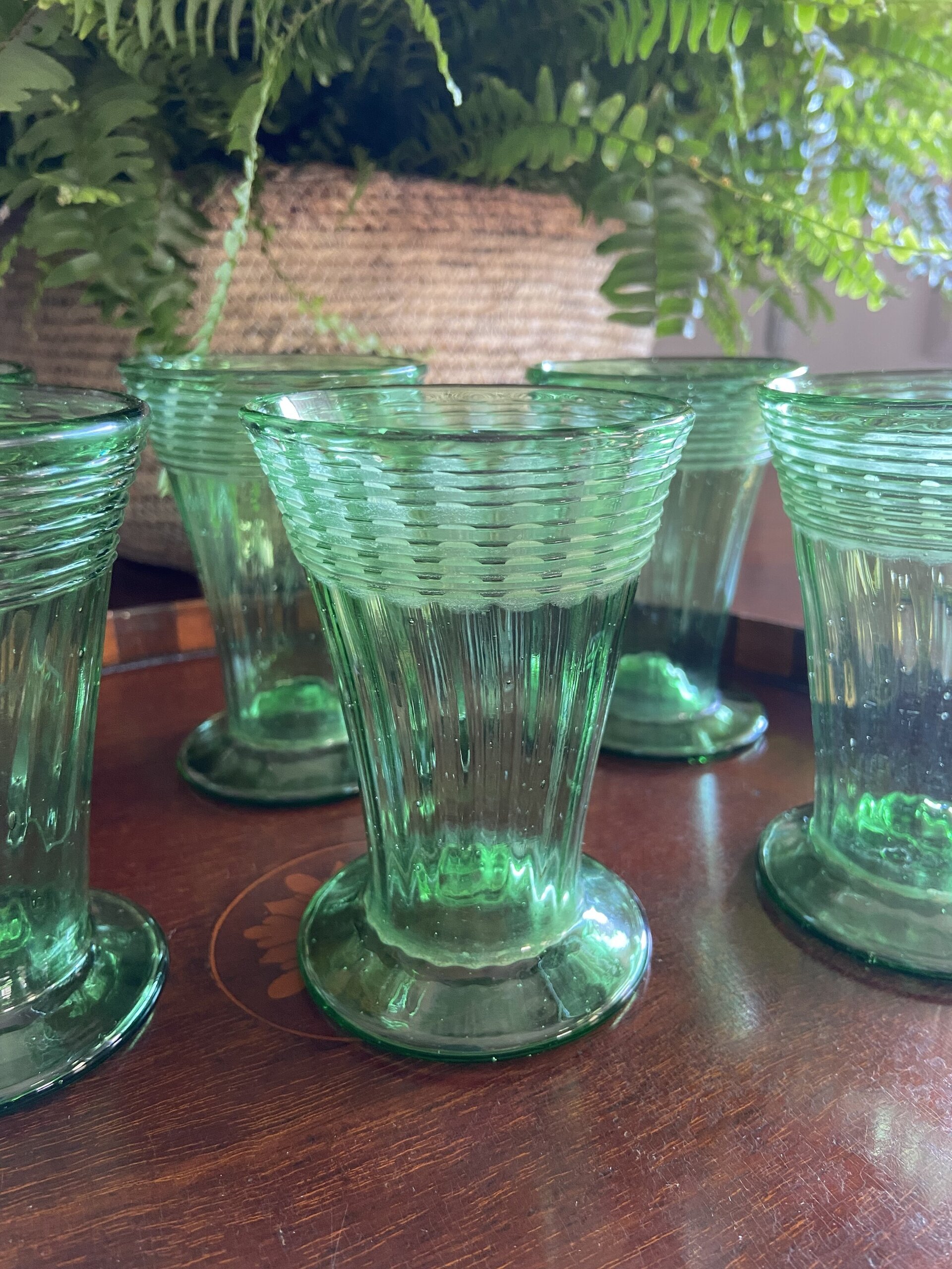 6 vasos en vidrio soplado a mano "Gordiola" - 7