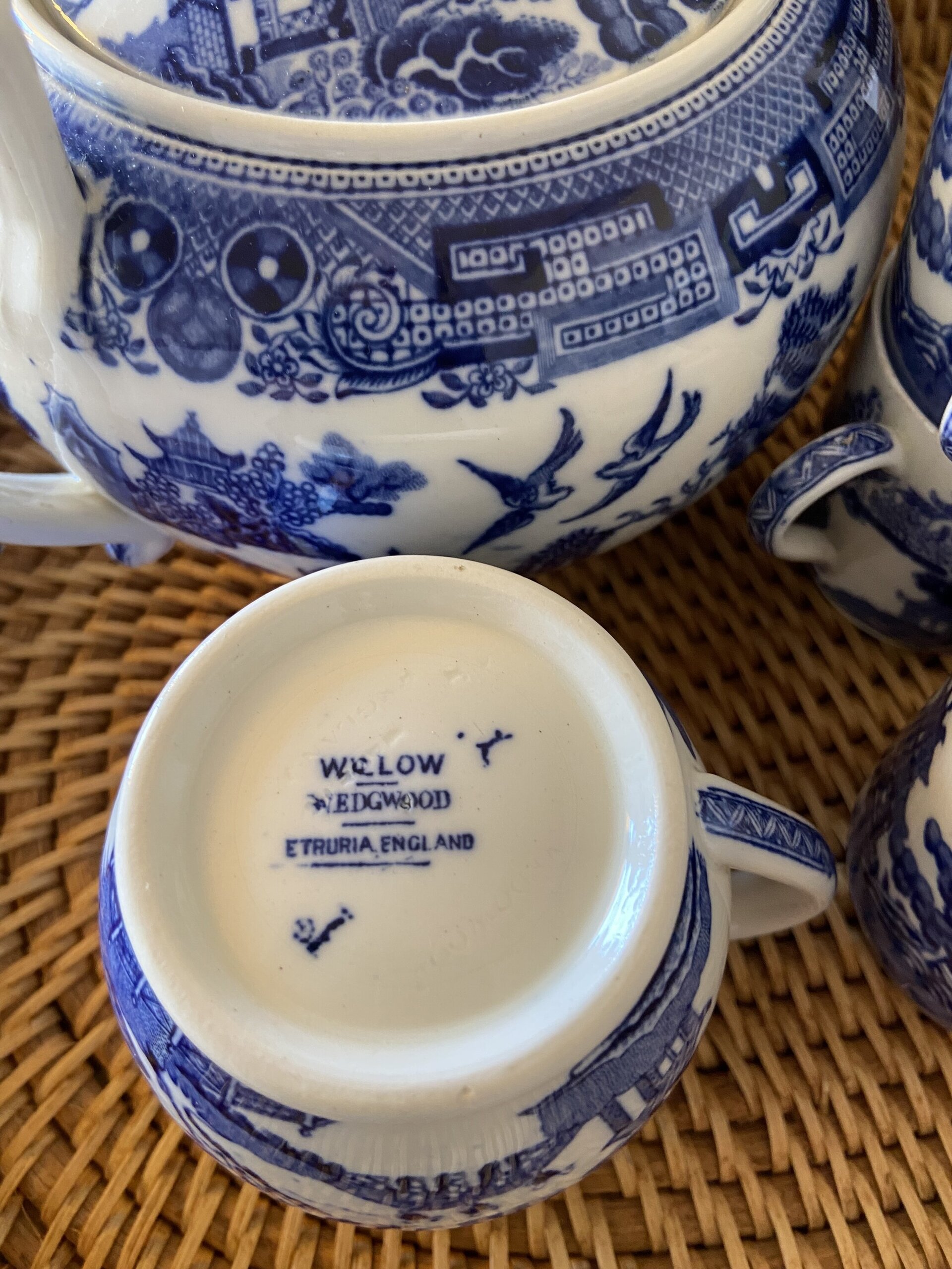 Juego de café inglés "Wedwood" mod. Willow - 5