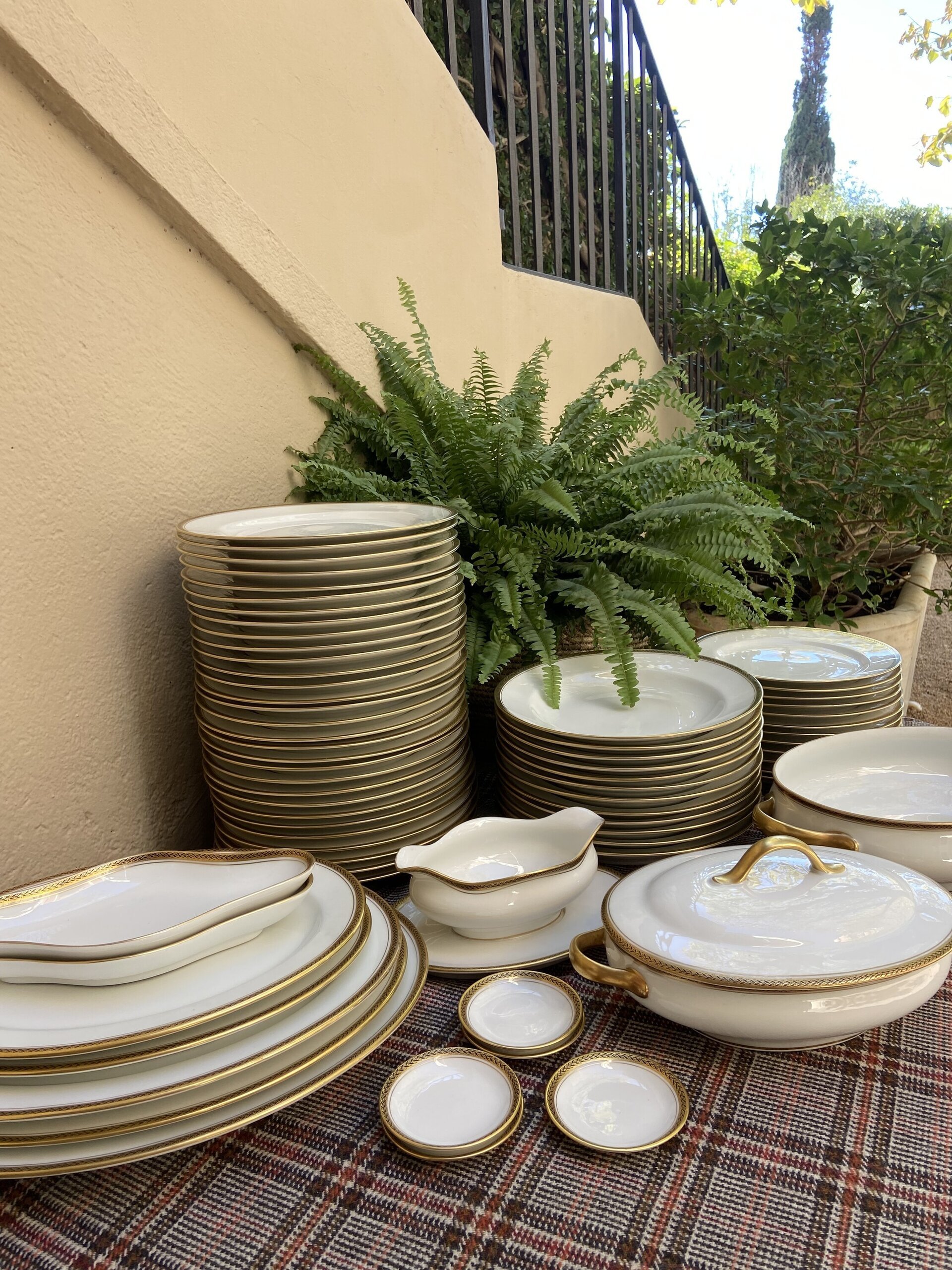 Vajilla en porcelana francesa "Haviland" Limoges. - 6