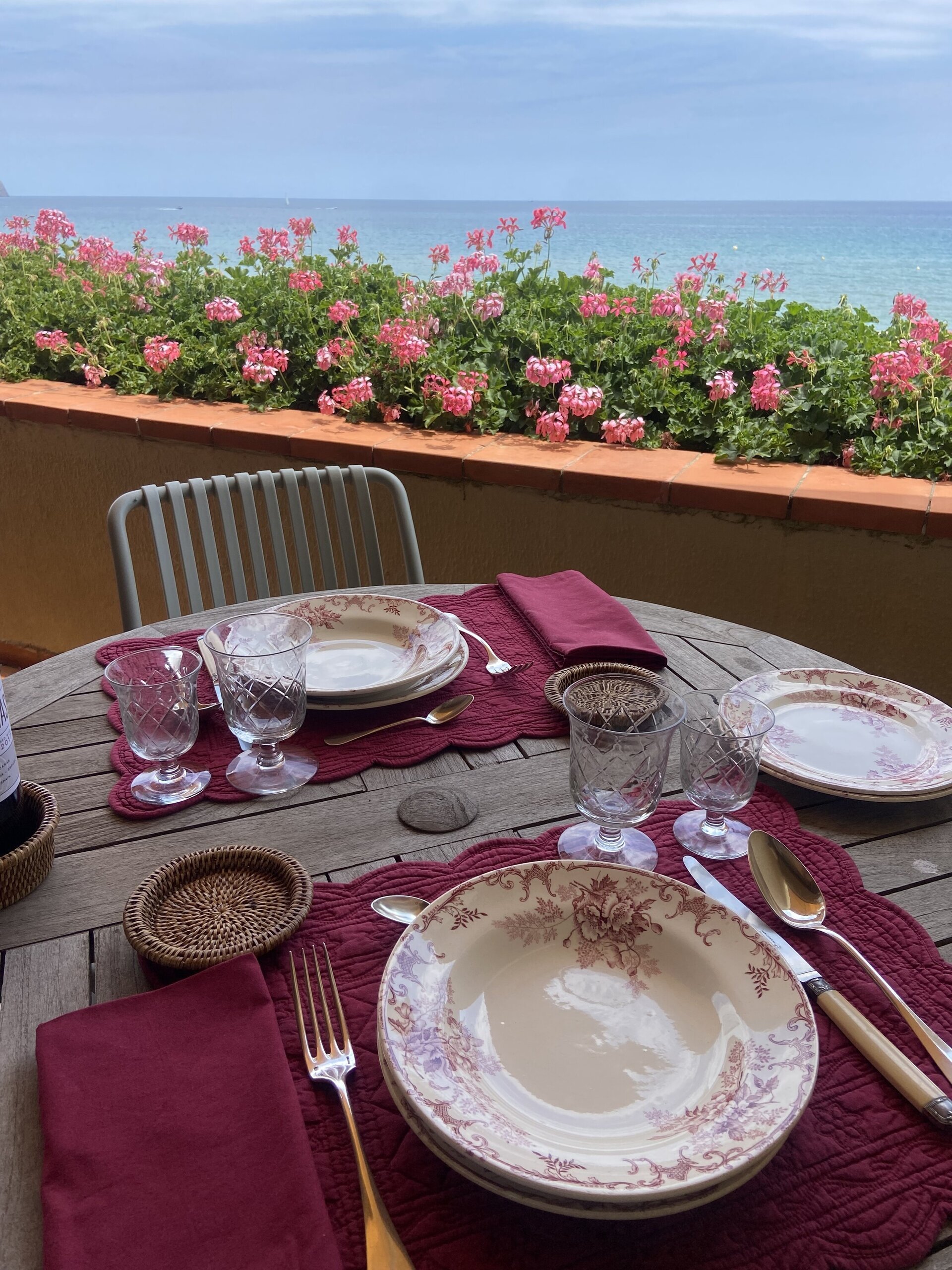 6 platos en loza francesa "Terre de Fer" Hte Boulenguer & Cia, Choisy le Roi - 6