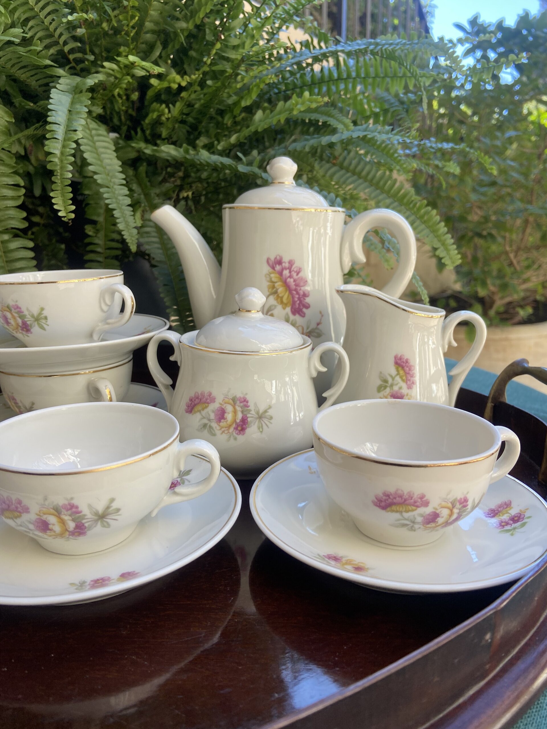 Juego de café en porcelana "Bidasoa" - 4