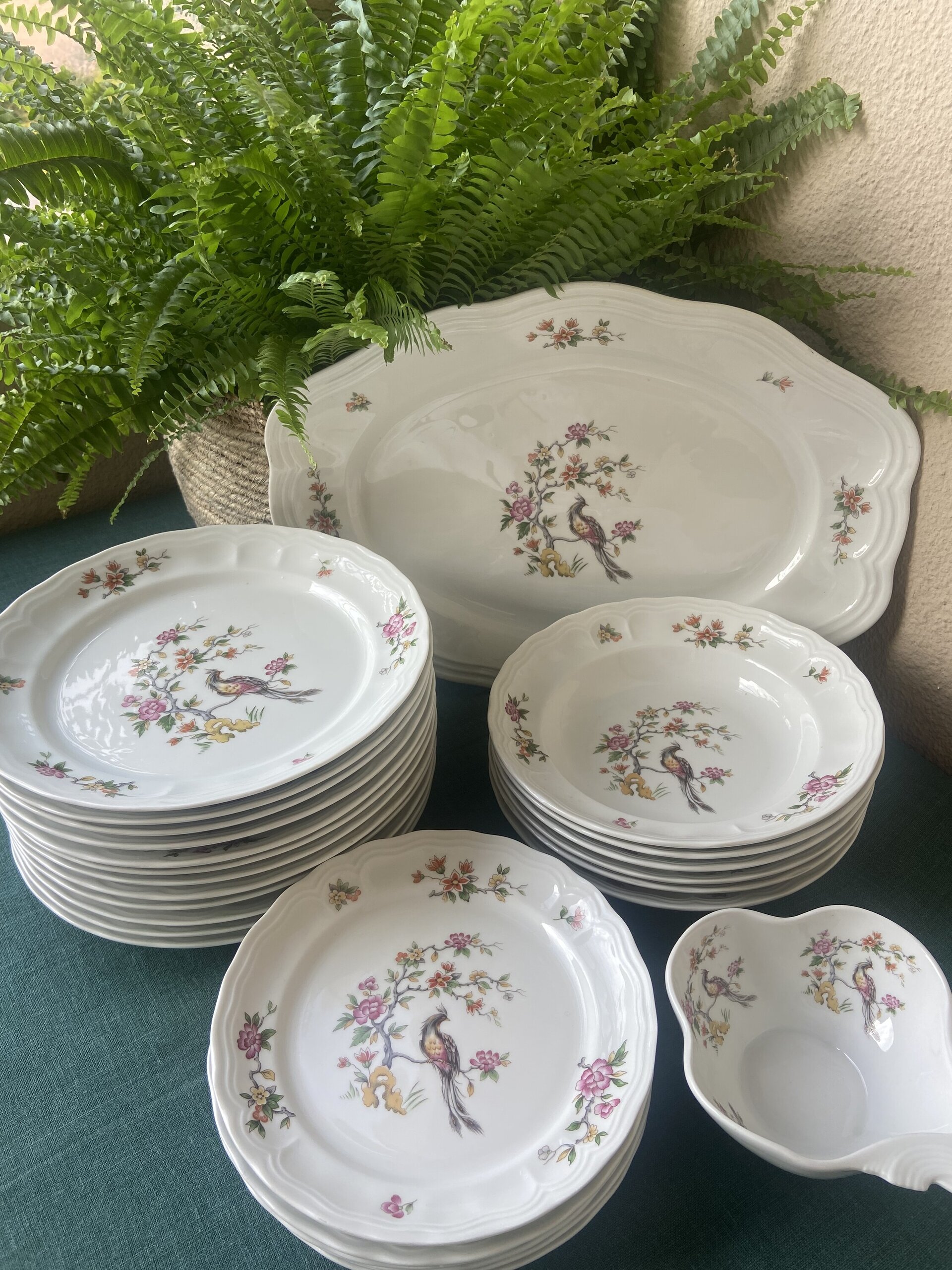 Vajilla en porcelana "Bidasoa" para 6 comensales.6 - 1