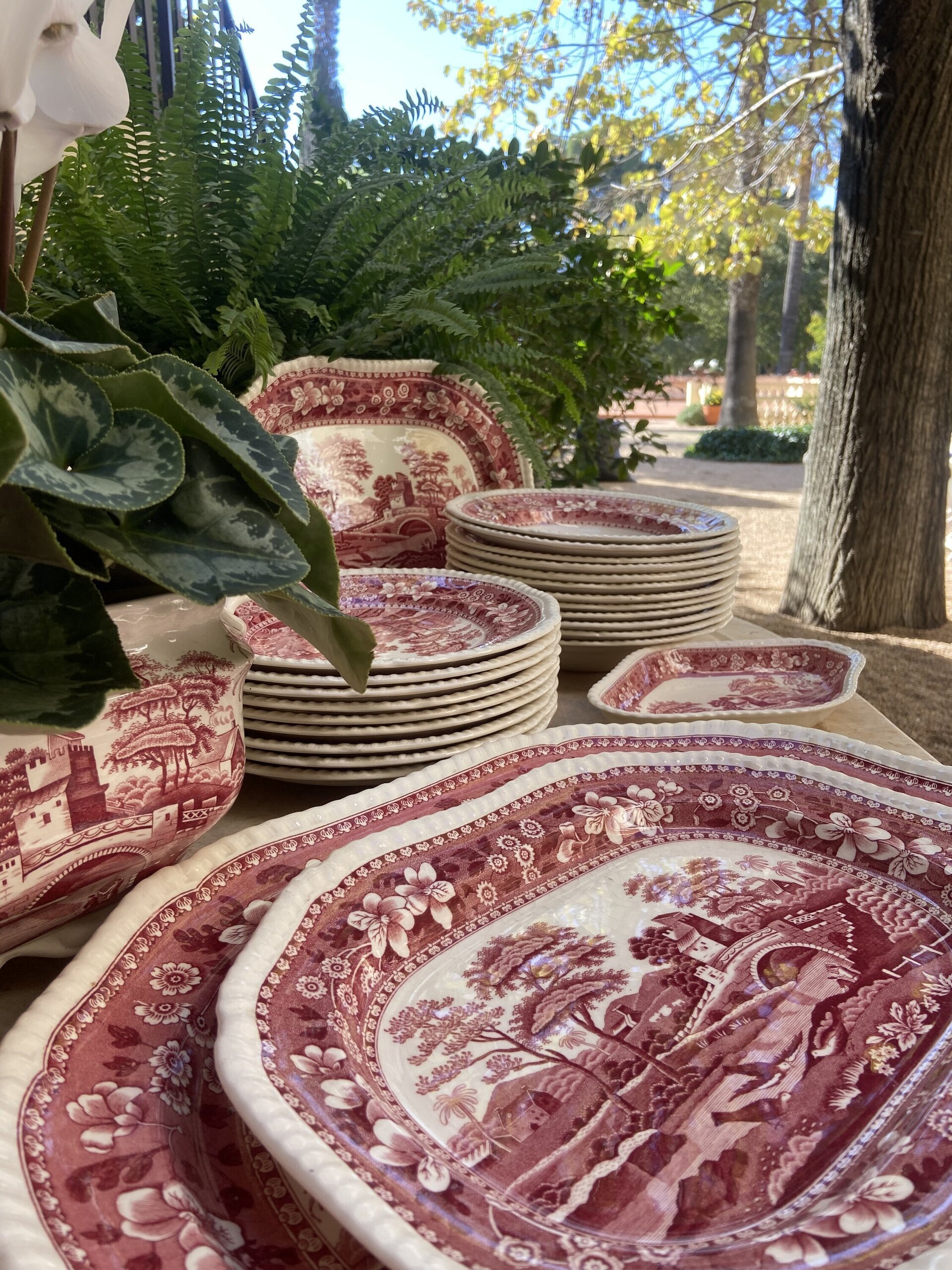 Vajilla en loza inglesa "Spode". - 4