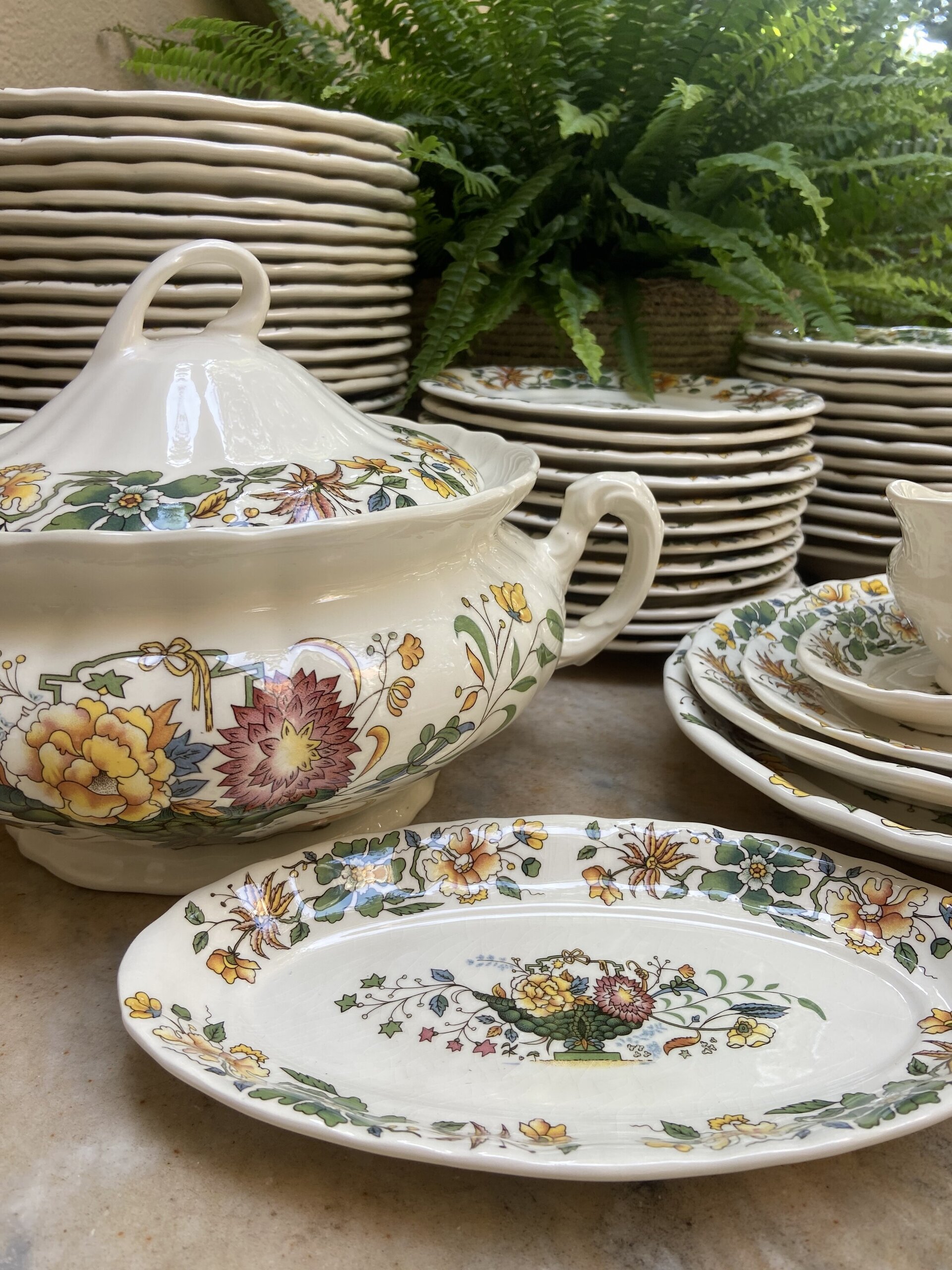 Vajilla "La Cartuja de Sevilla" Pickman S.A. (mod. Bellavista). - 4