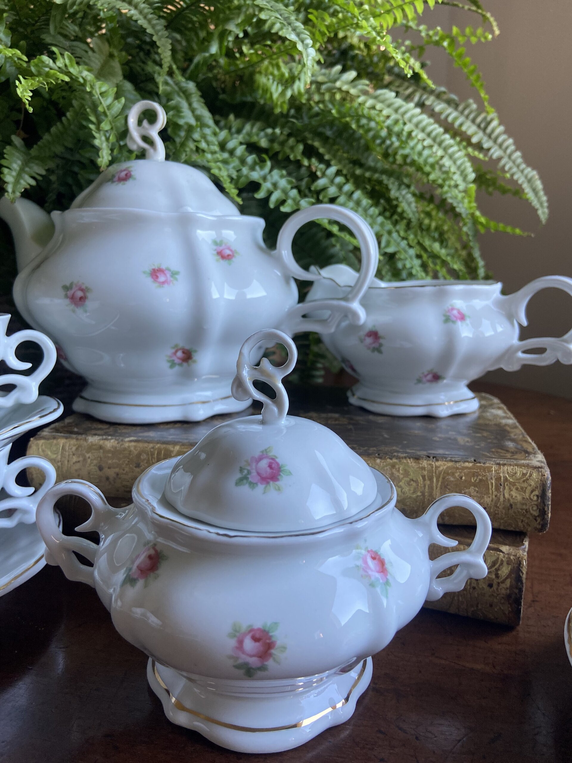 Juego de té en porcelana levantina de Manises "Hispania" - 3