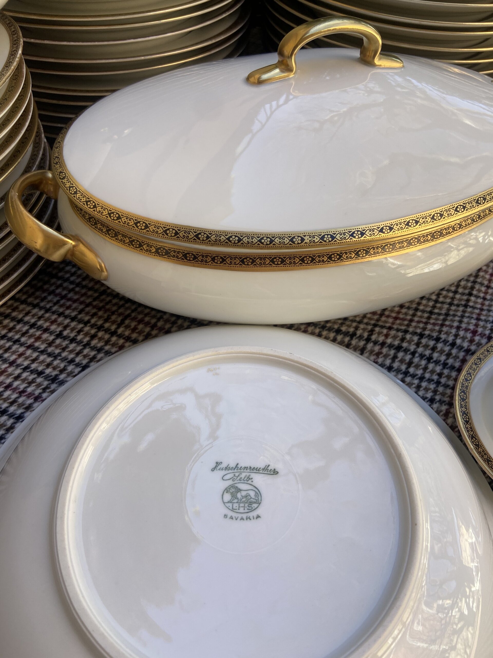 Vajilla en porcelana alemana "Hutschenreuther" Bavaria. - 8