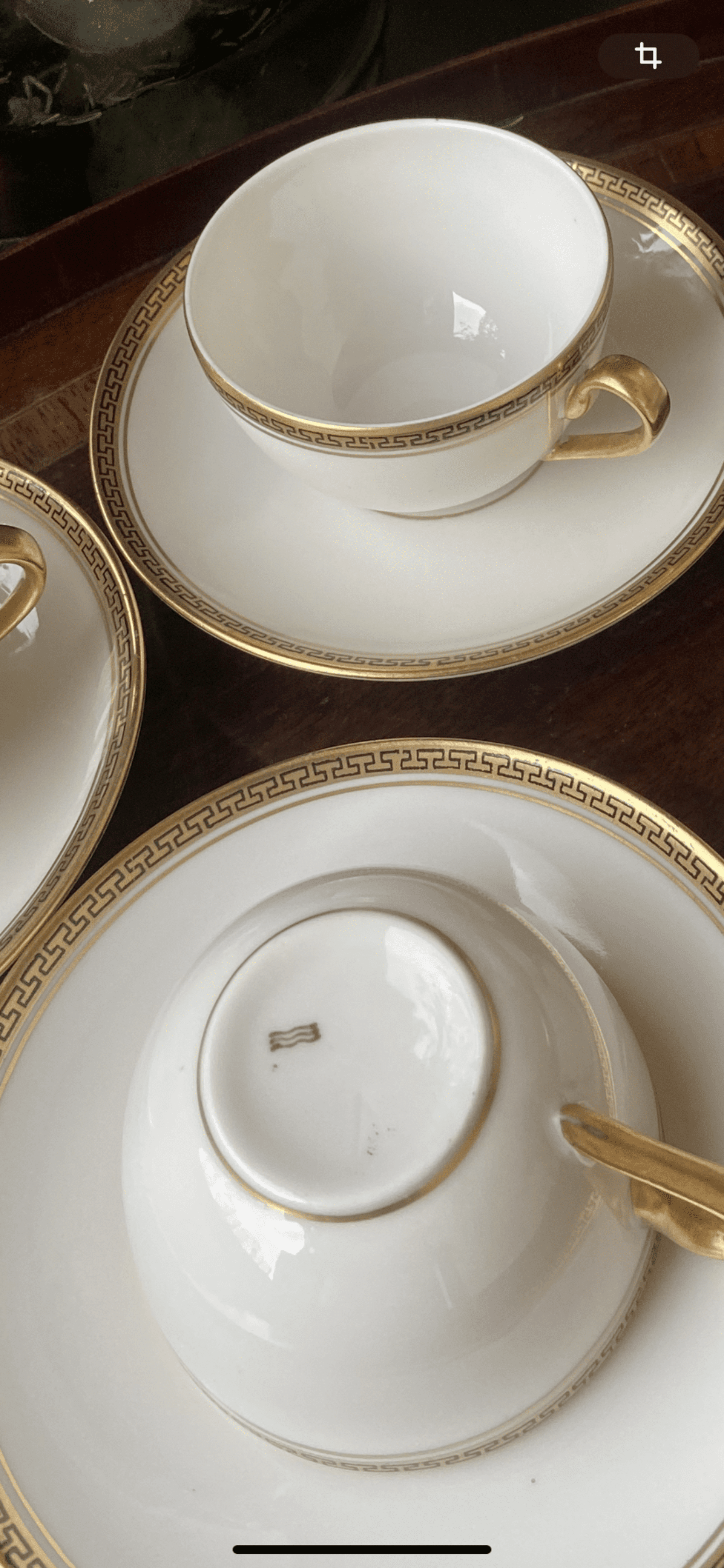 6 tazas de café en porcelana "Bidasoa". - 3