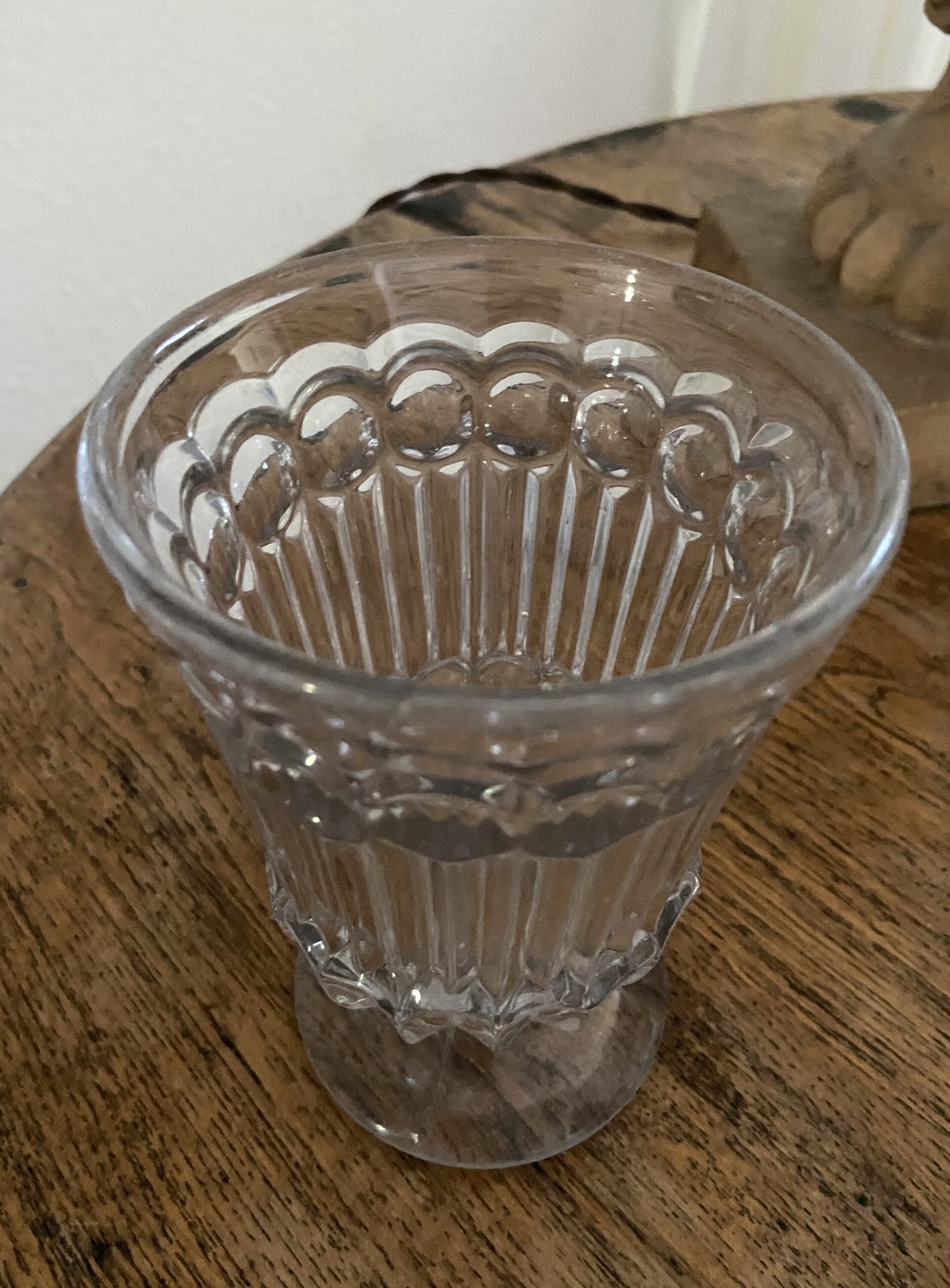 Copa huertana en vidrio de cristalerias "Santa Lucia" Murcia. - 5