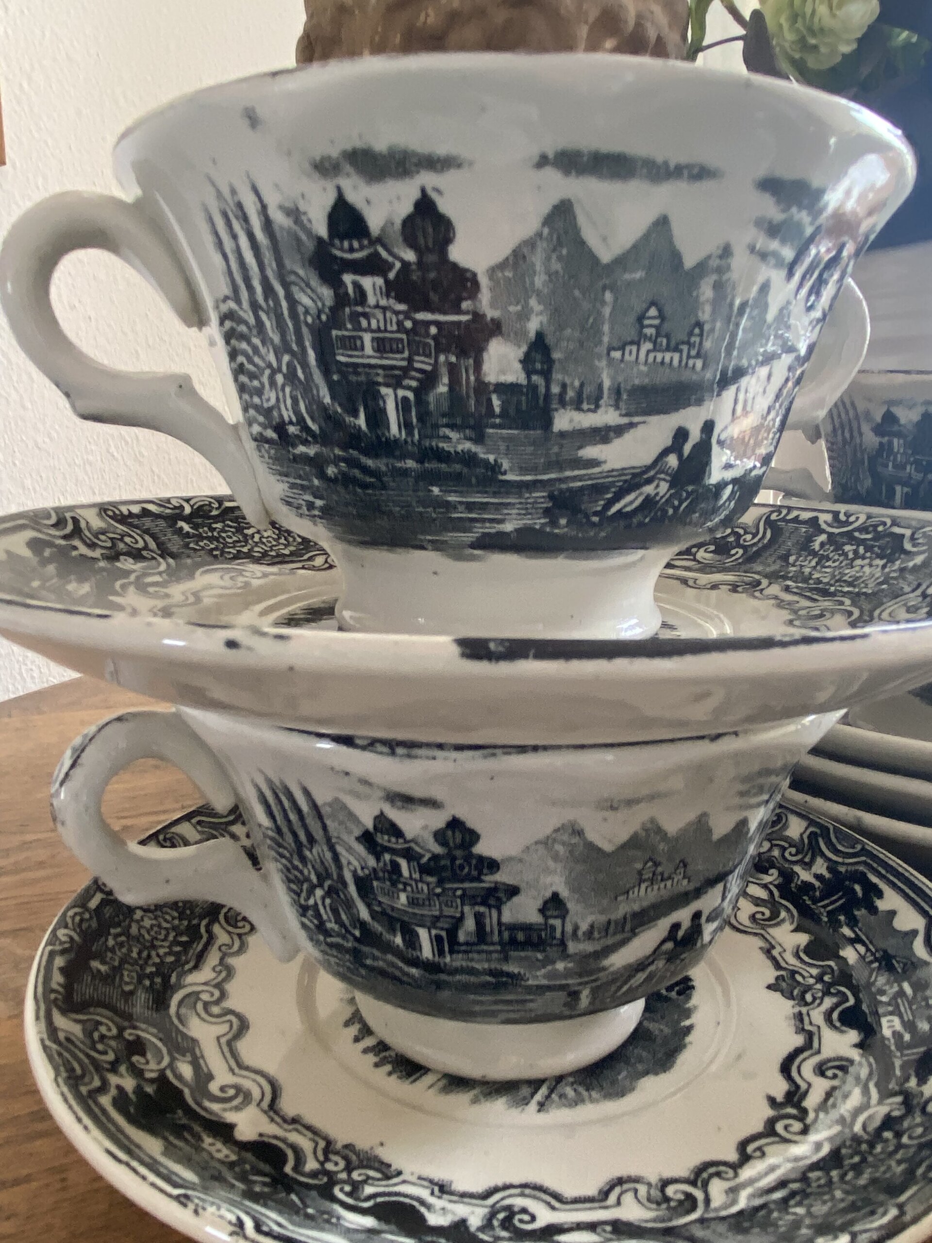 8 tazas de consomé "Pickman S.A. Sevilla" La Cartuja - 6