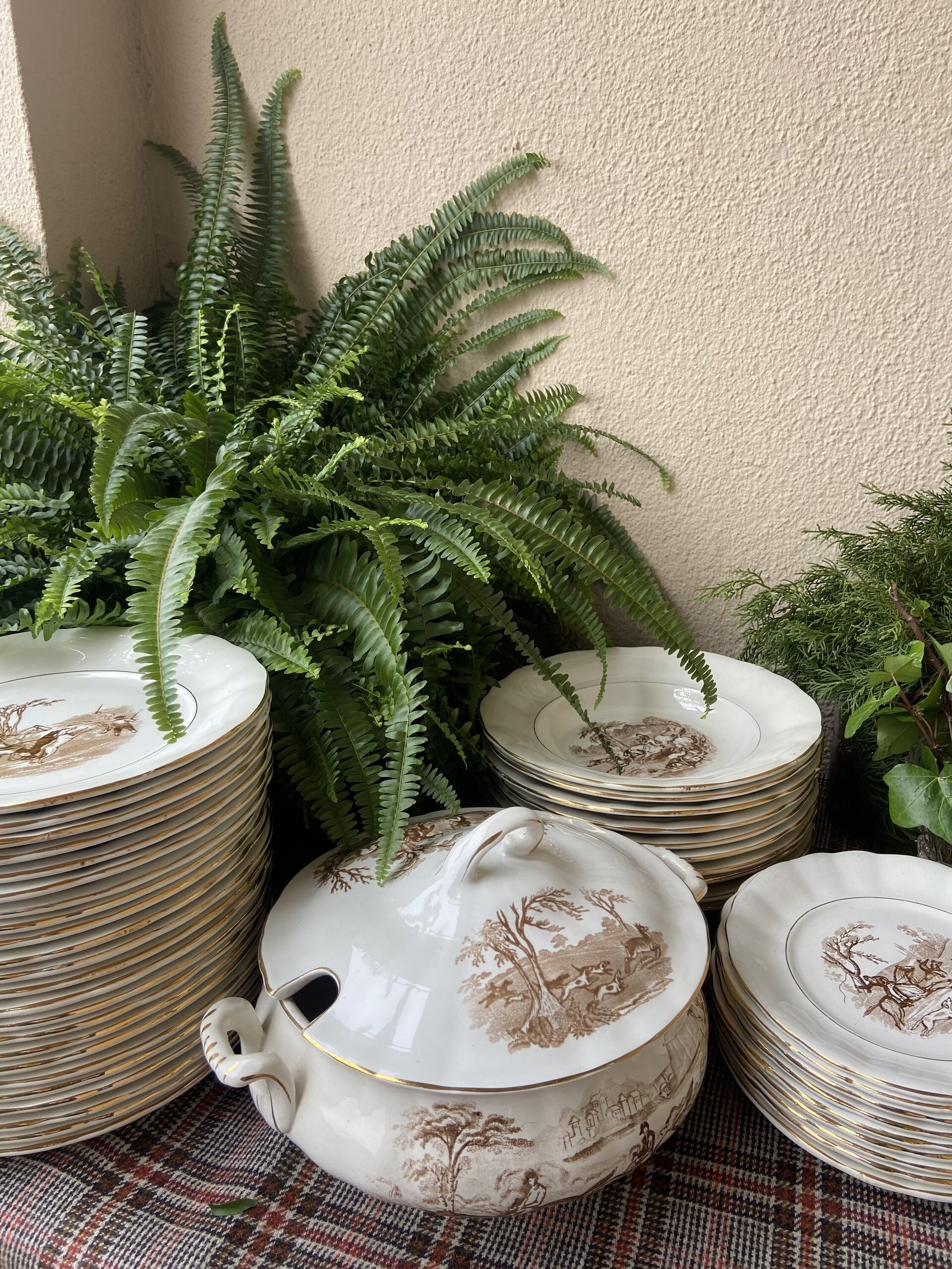 Vajilla en loza "Pickman S.A./ Sevilla/ Cartuja. - 3