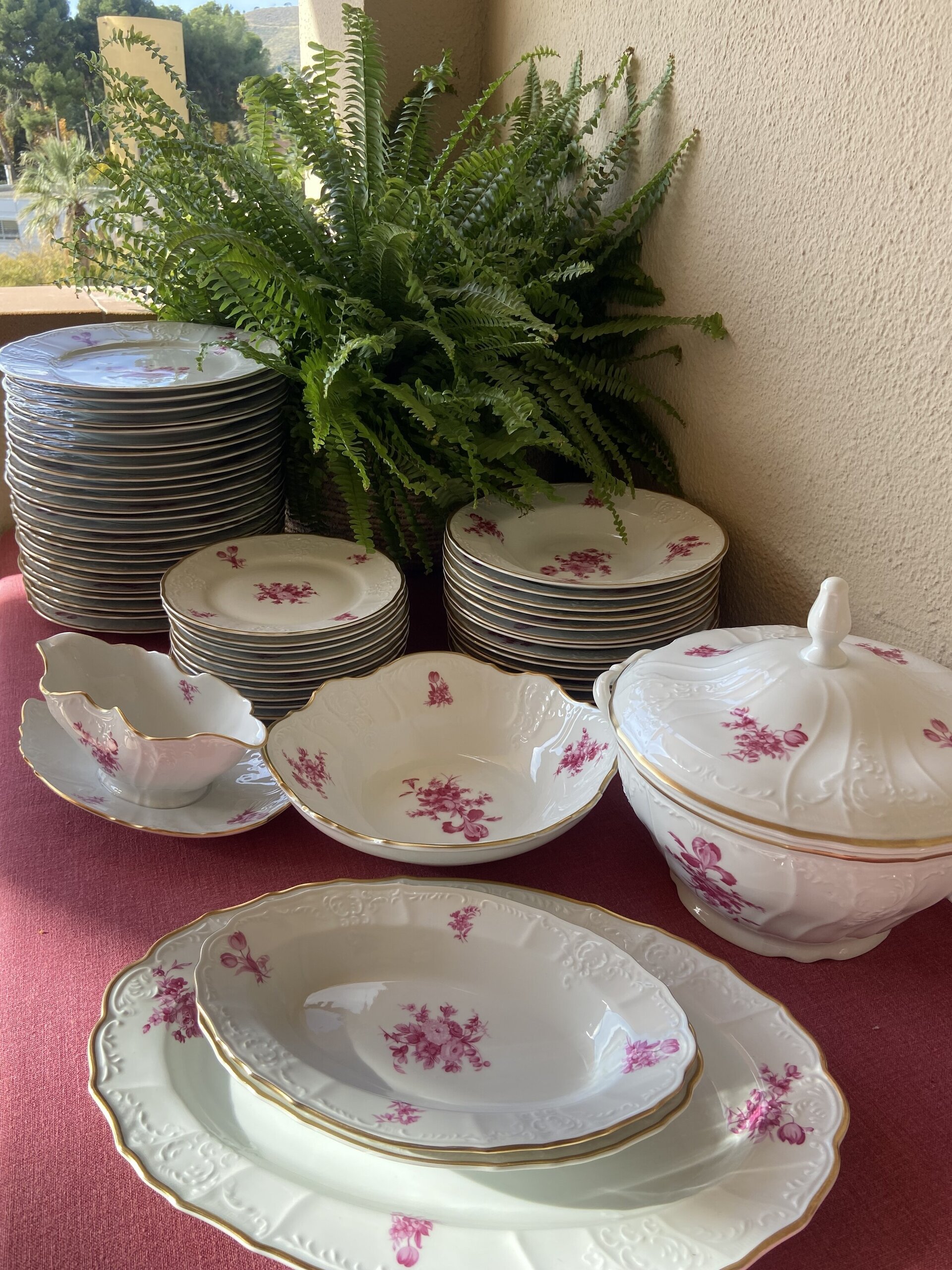 Vajilla en porcelana Checoslovaca "Bernadotte" - 1