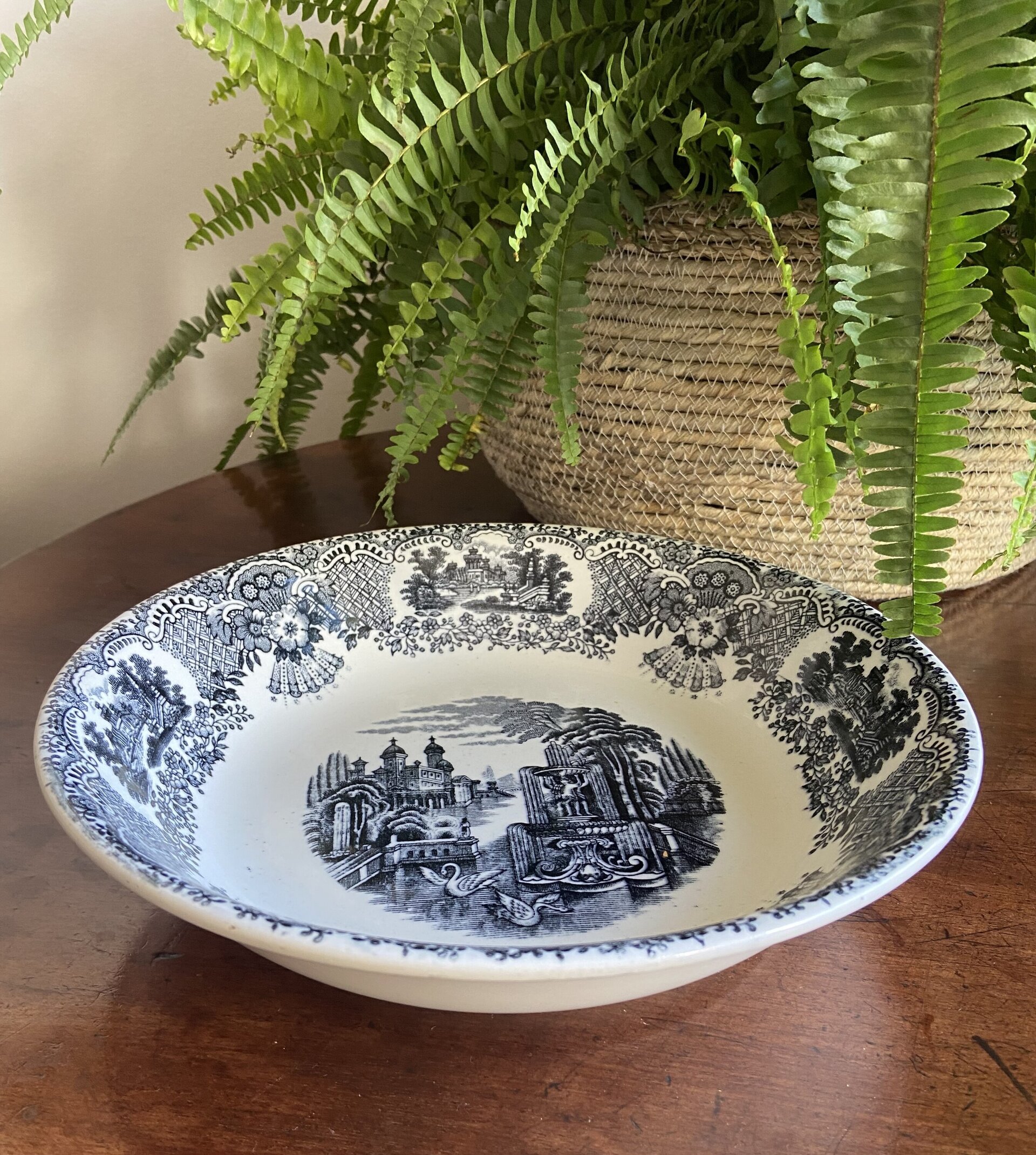 Bol en loza "Pickman S.A. Sevilla" Cartuja (mod. Vistas) - 2