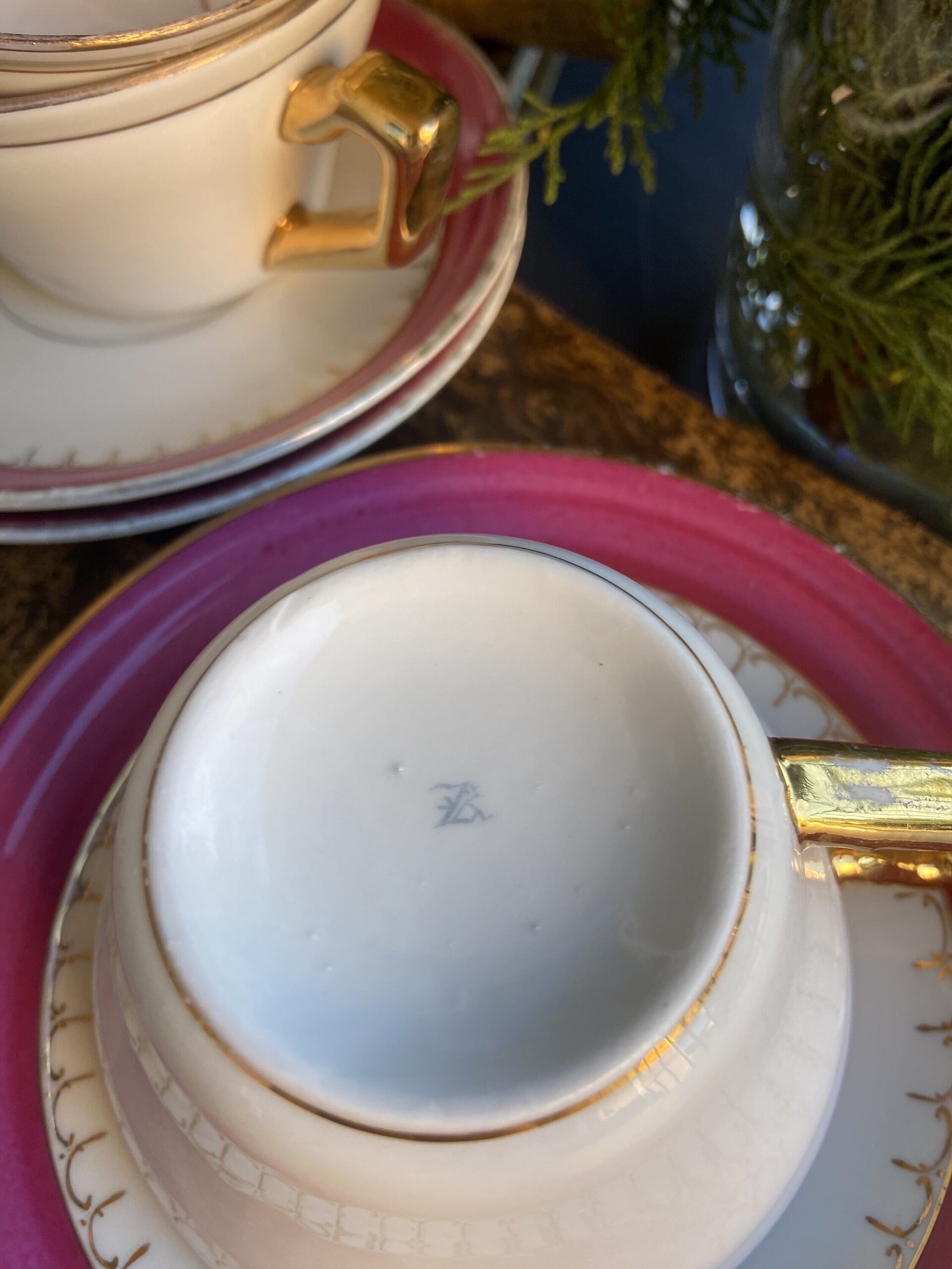7 tazas de té en porcelana - 5