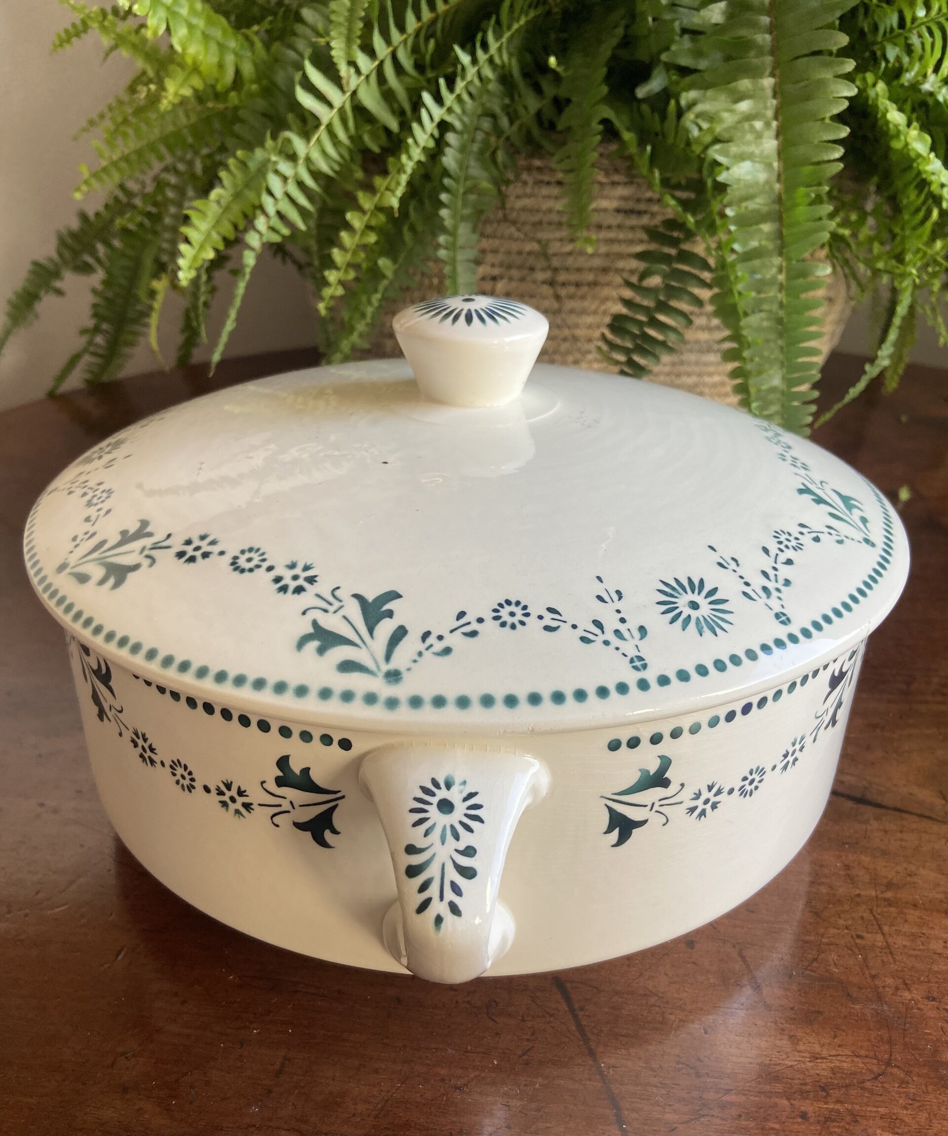 Sopera en loza francesa "Badonviller" - 3