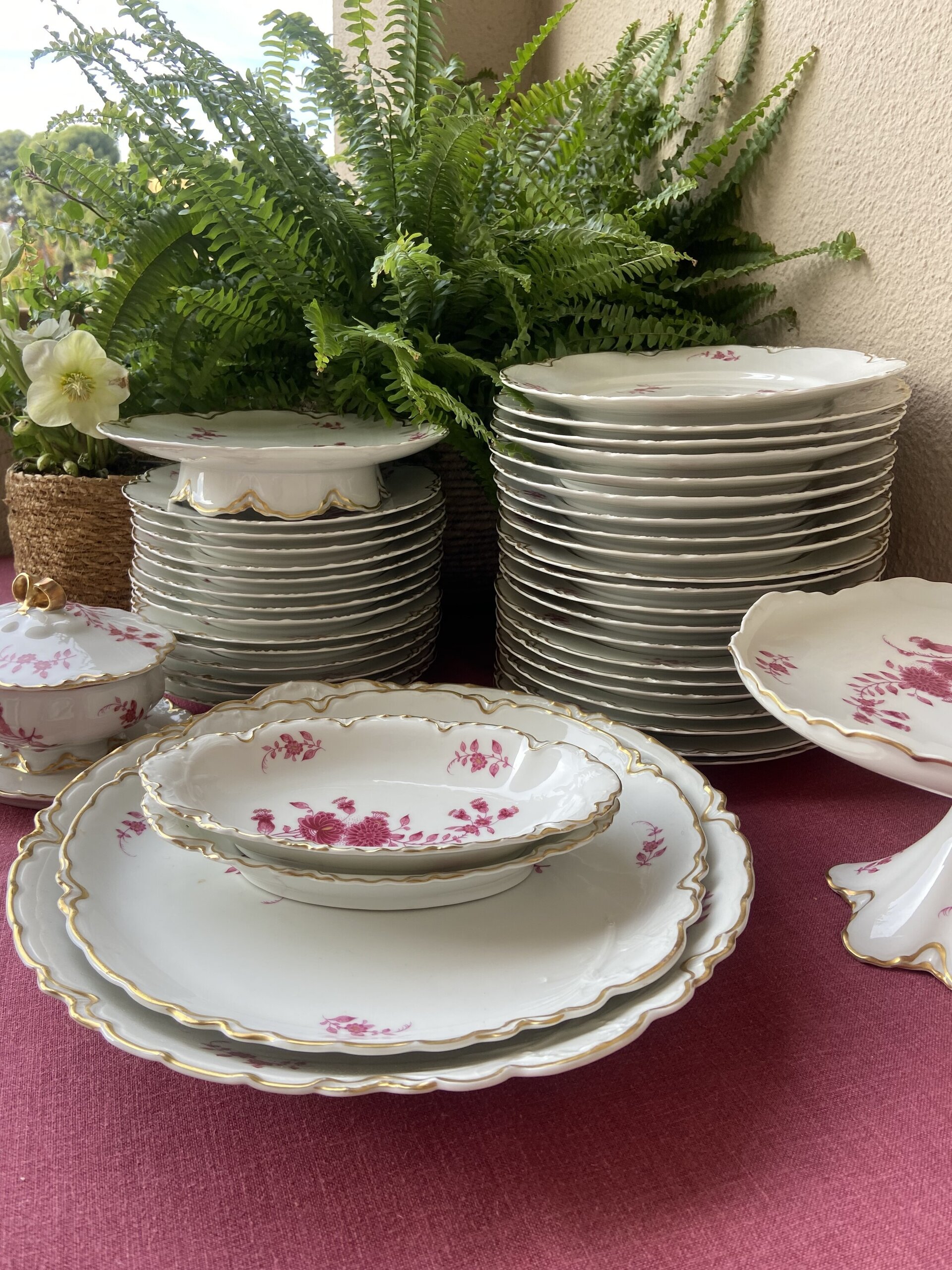 Vajilla en porcelana francesa de Limoges, "Haviland" - 3