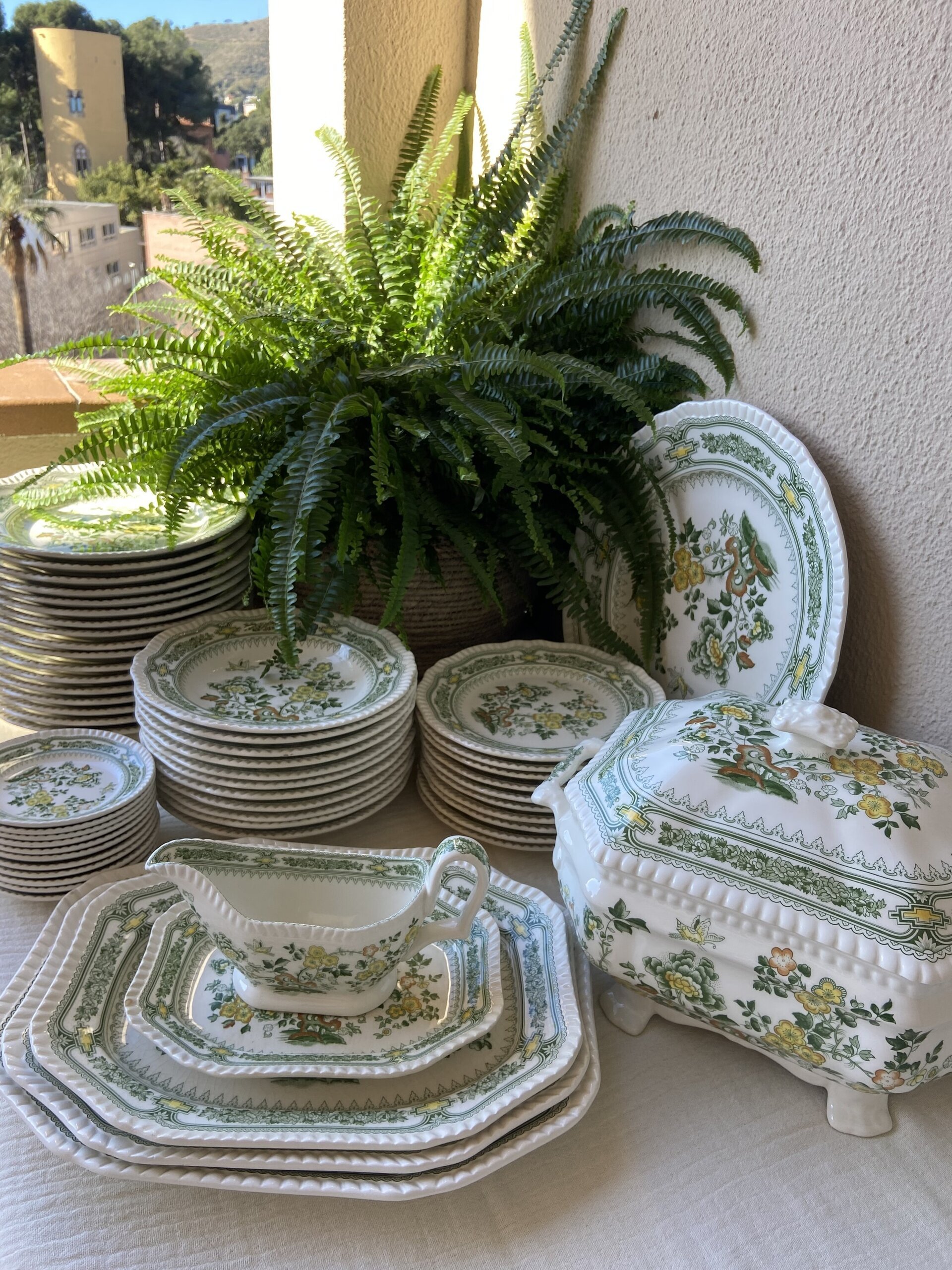 Vajilla en loza "San Claudio" Asturias (mod. Kantong) - 8