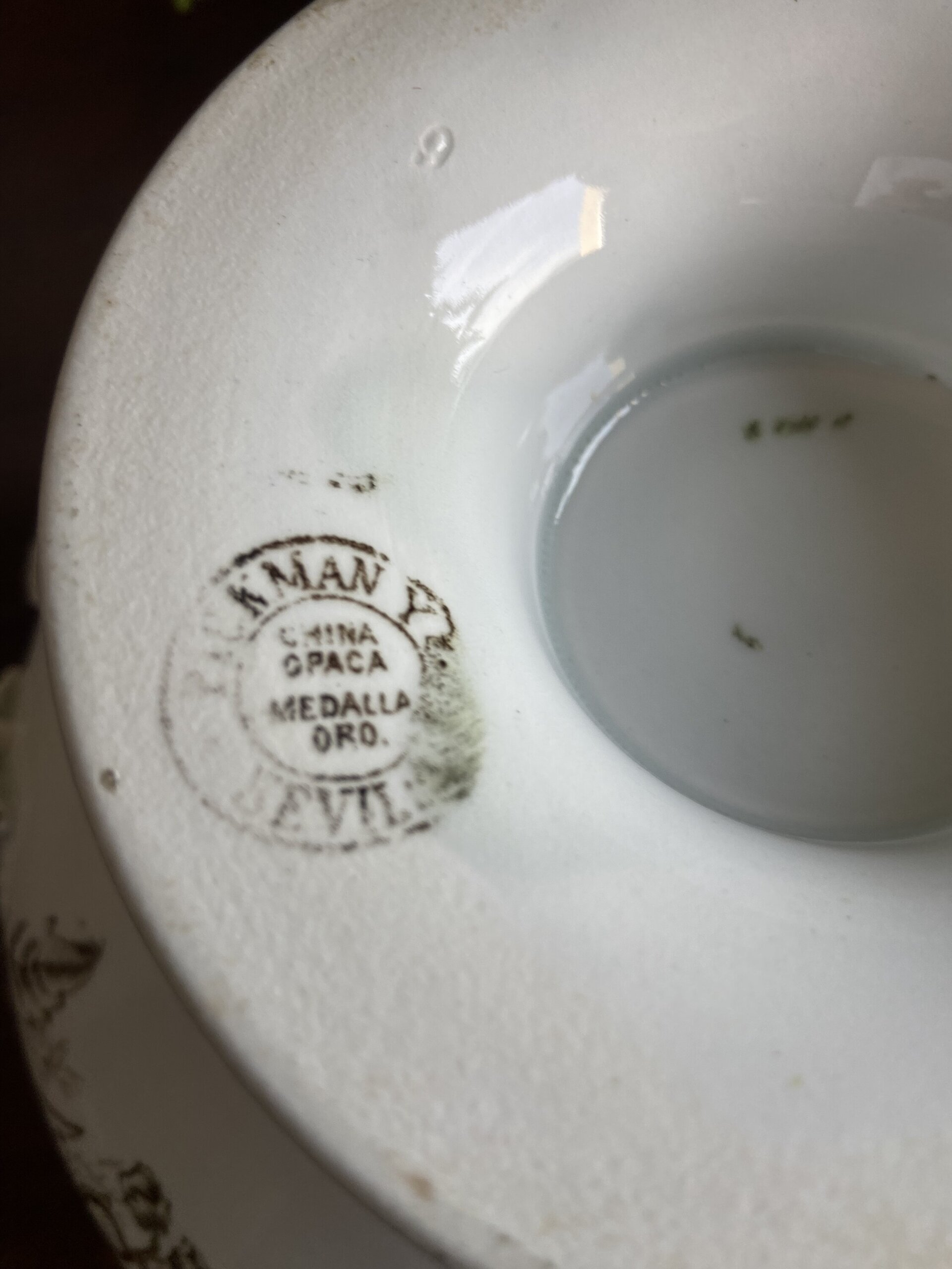 Sopera con cazo en loza "Pickman y Cia" Sevilla. - 12