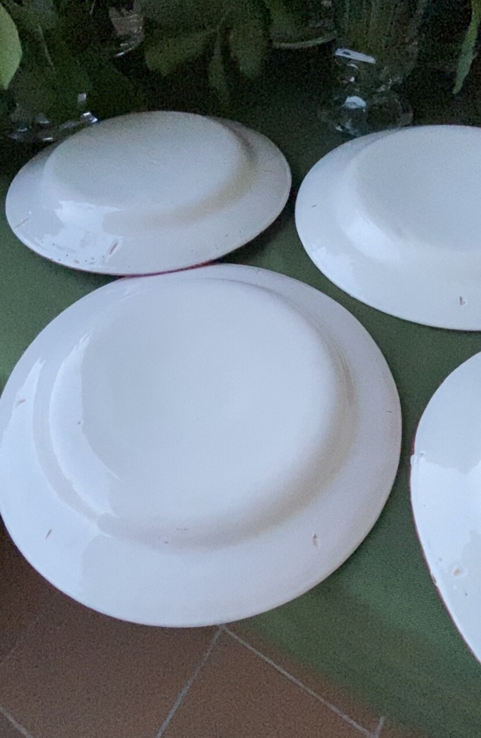 Juego de 6platos de loza franceses. - 10