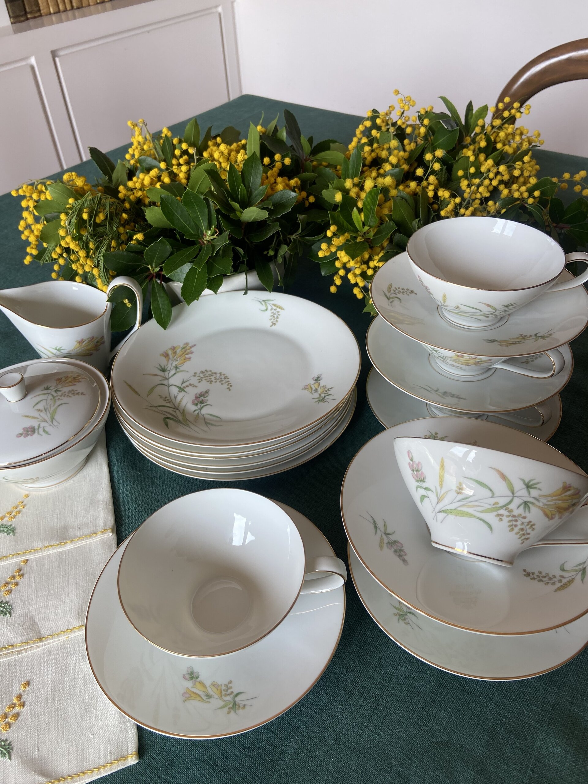 Juego de té en porcelana alemana "Rossenthal" - 1