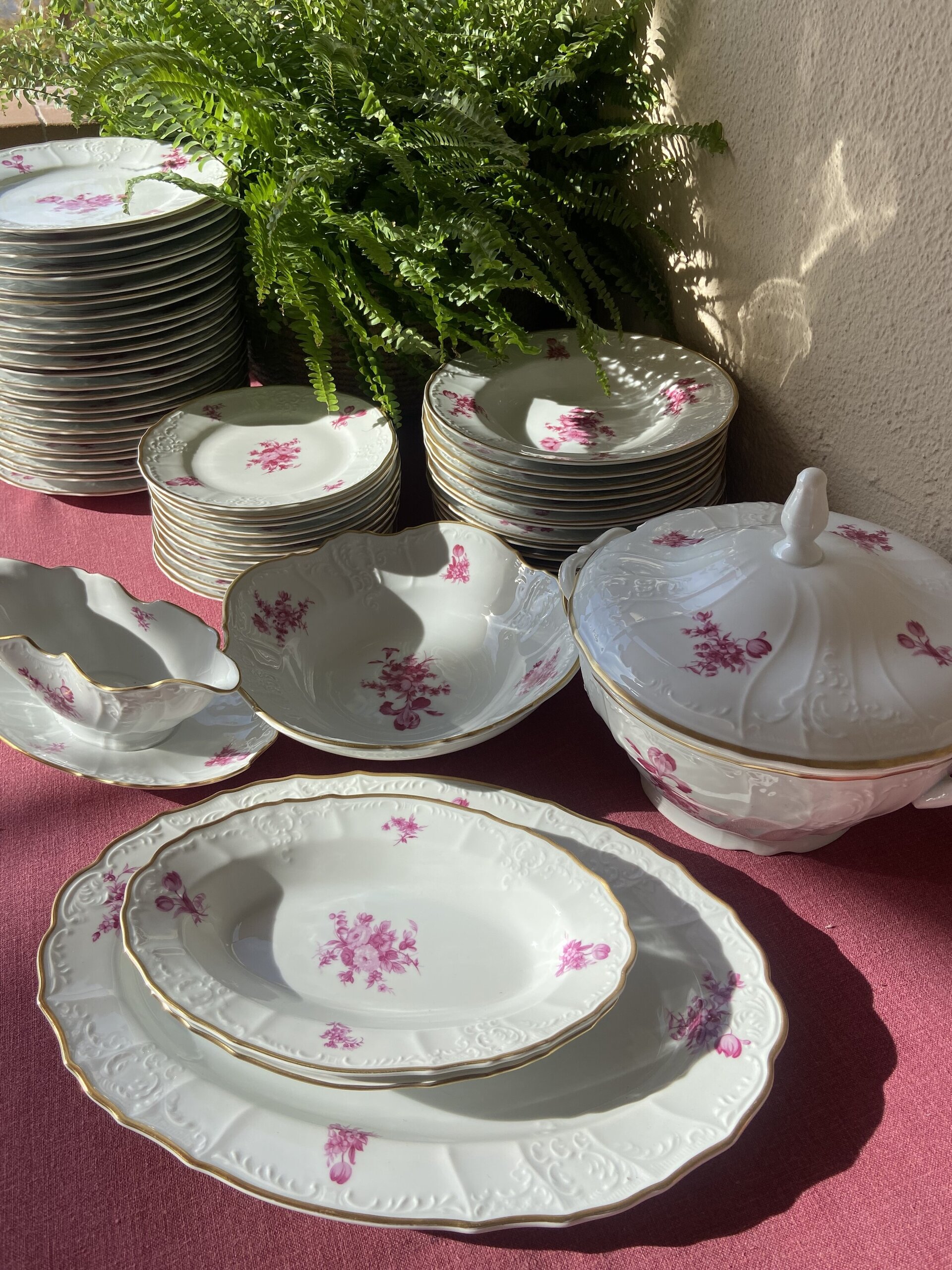 Vajilla en porcelana Checoslovaca "Bernadotte" - 2