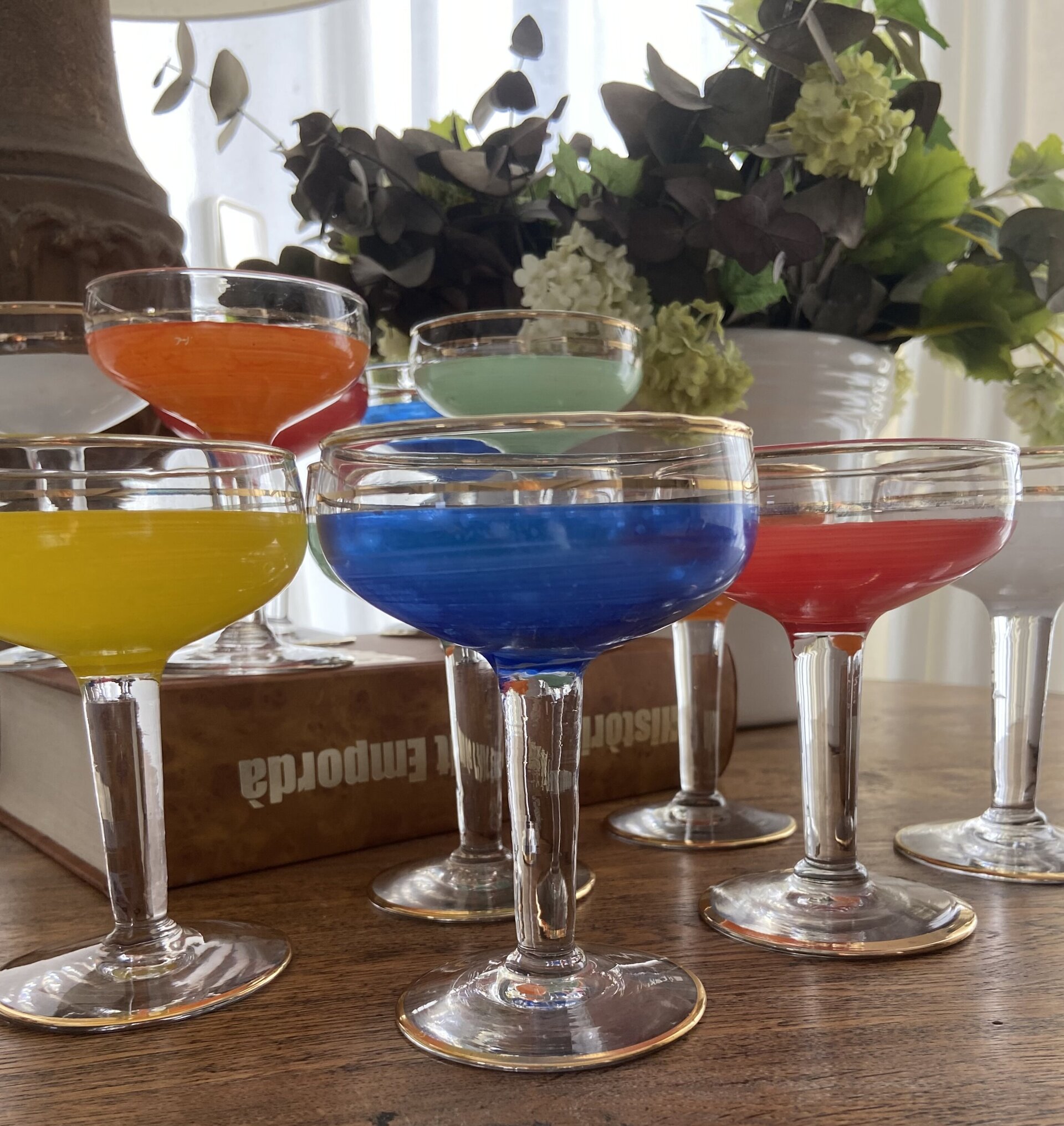 11 copas cava/postre en diferentes colores. - 5