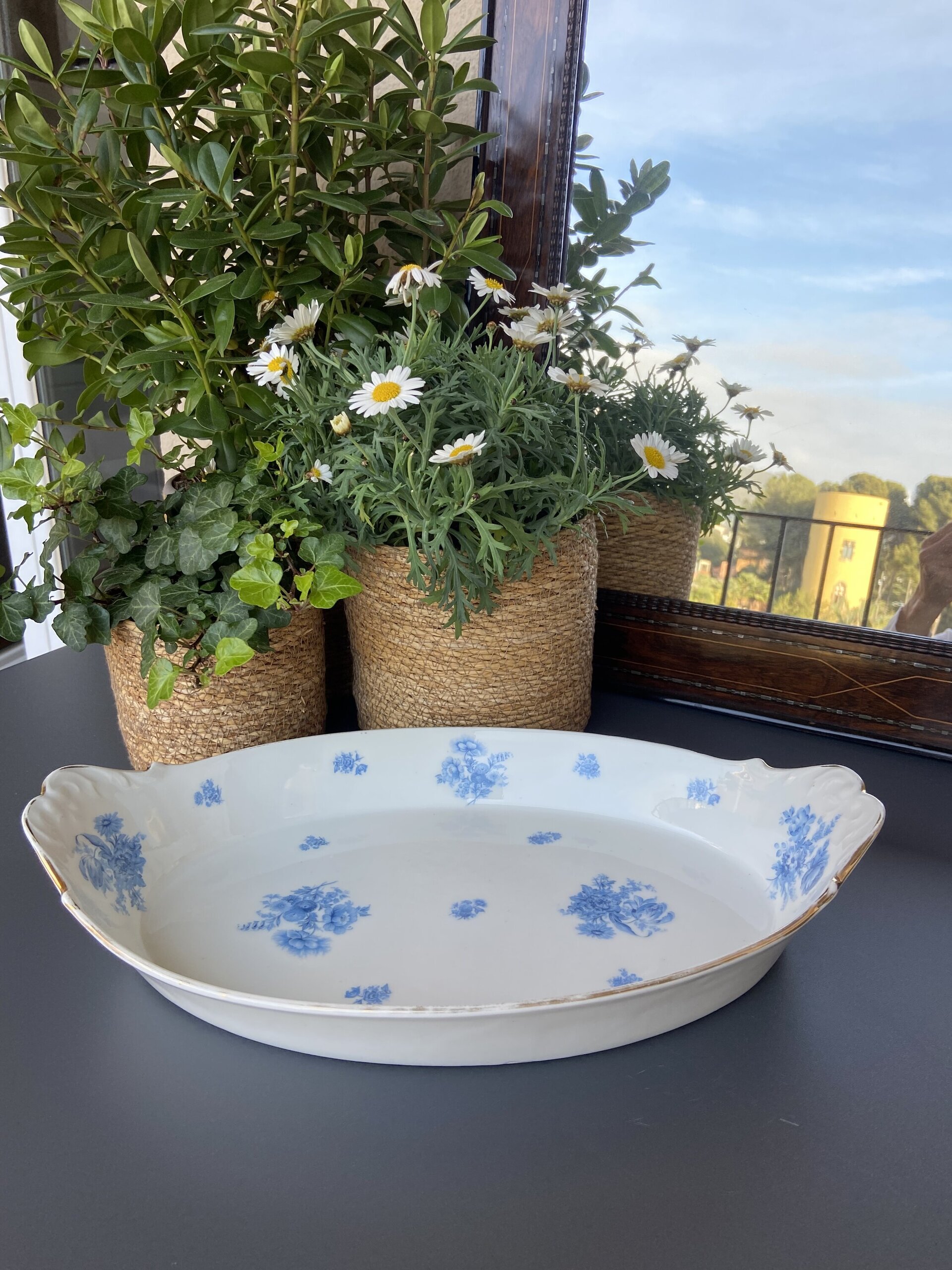 Fuente horno de porcelana"Aliminite Frugier " de Limoges - 1