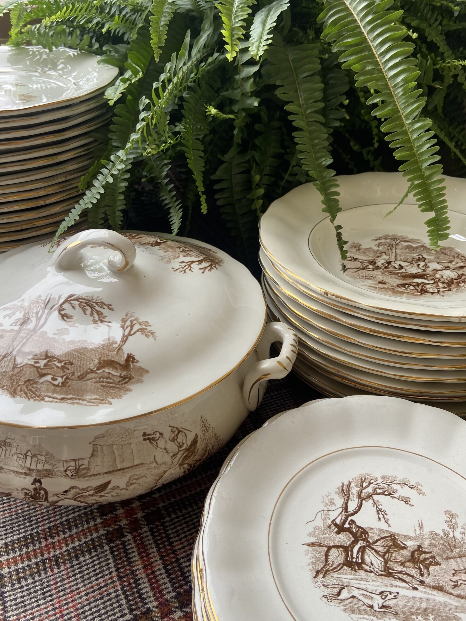 Vajilla en loza "Pickman S.A./ Sevilla/ Cartuja. - 6