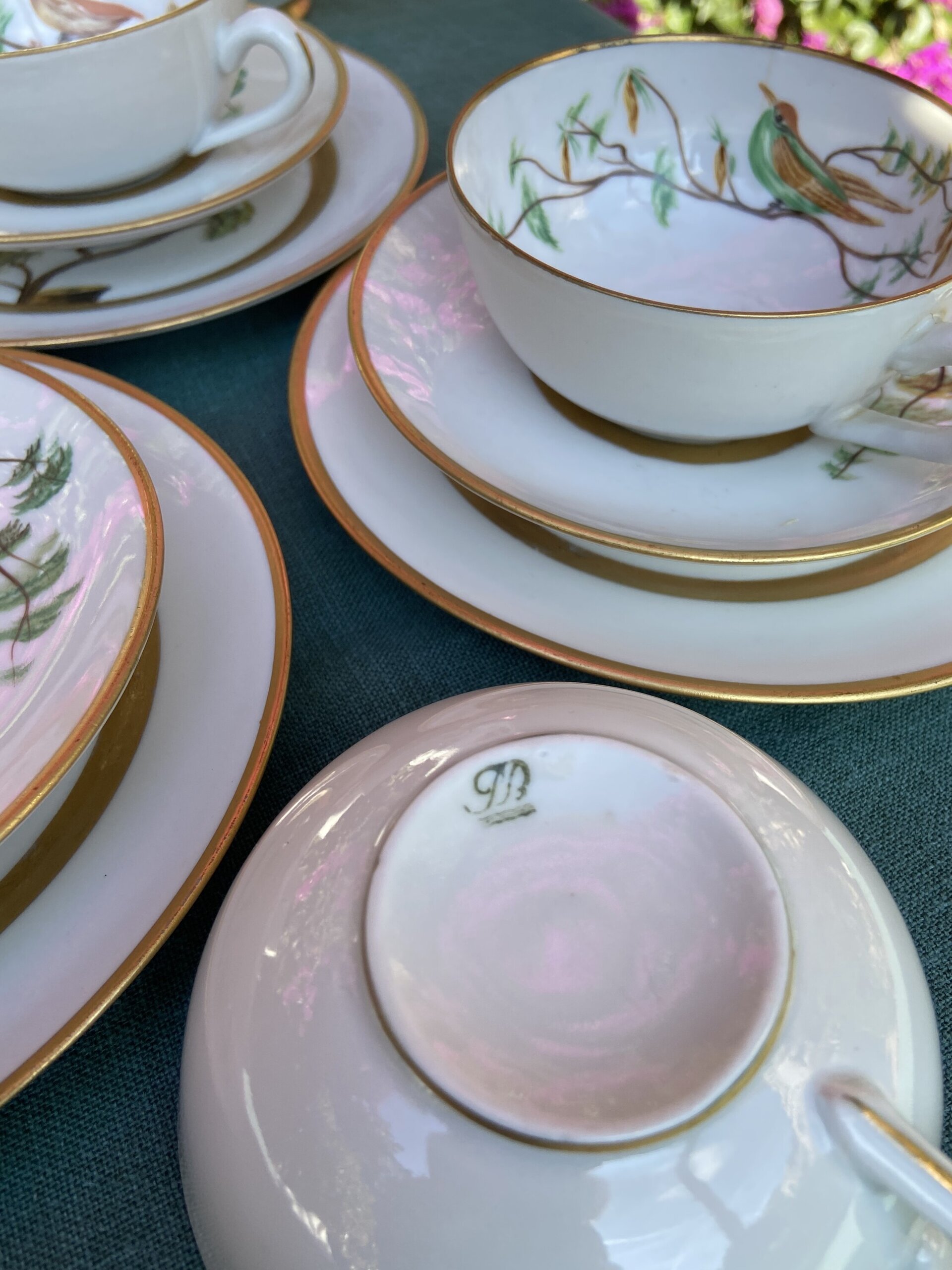 Juego de té en porcelana "Bidasoa". - 12