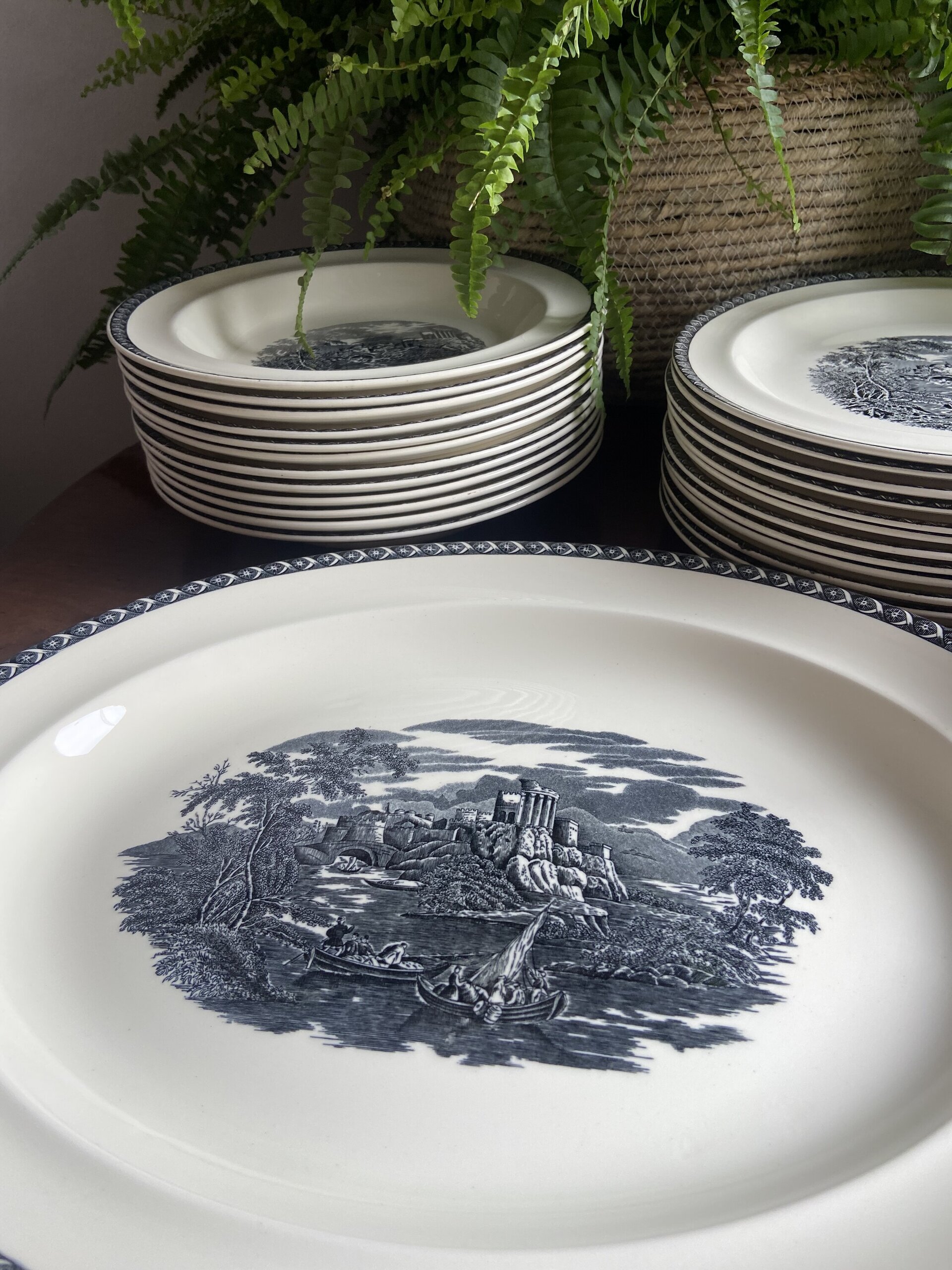 Vajilla en porcelana inglesa "Wedgwood" (mod. Lugano) - 5