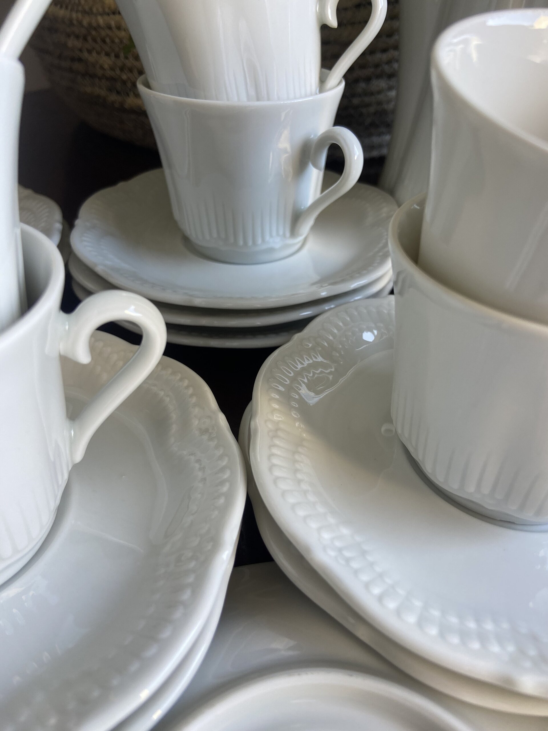 Juego de café en porcelana alemana "Schirnding" Bavaria. - 2
