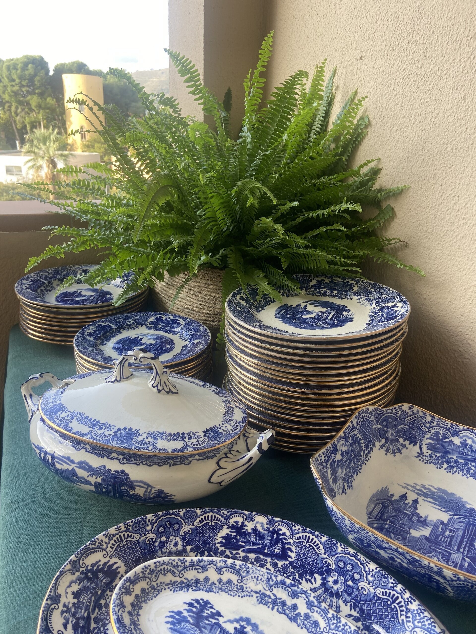 Vajilla "Pickman S.A." La Cartuja de Sevilla. (mod. Vistas). - 6