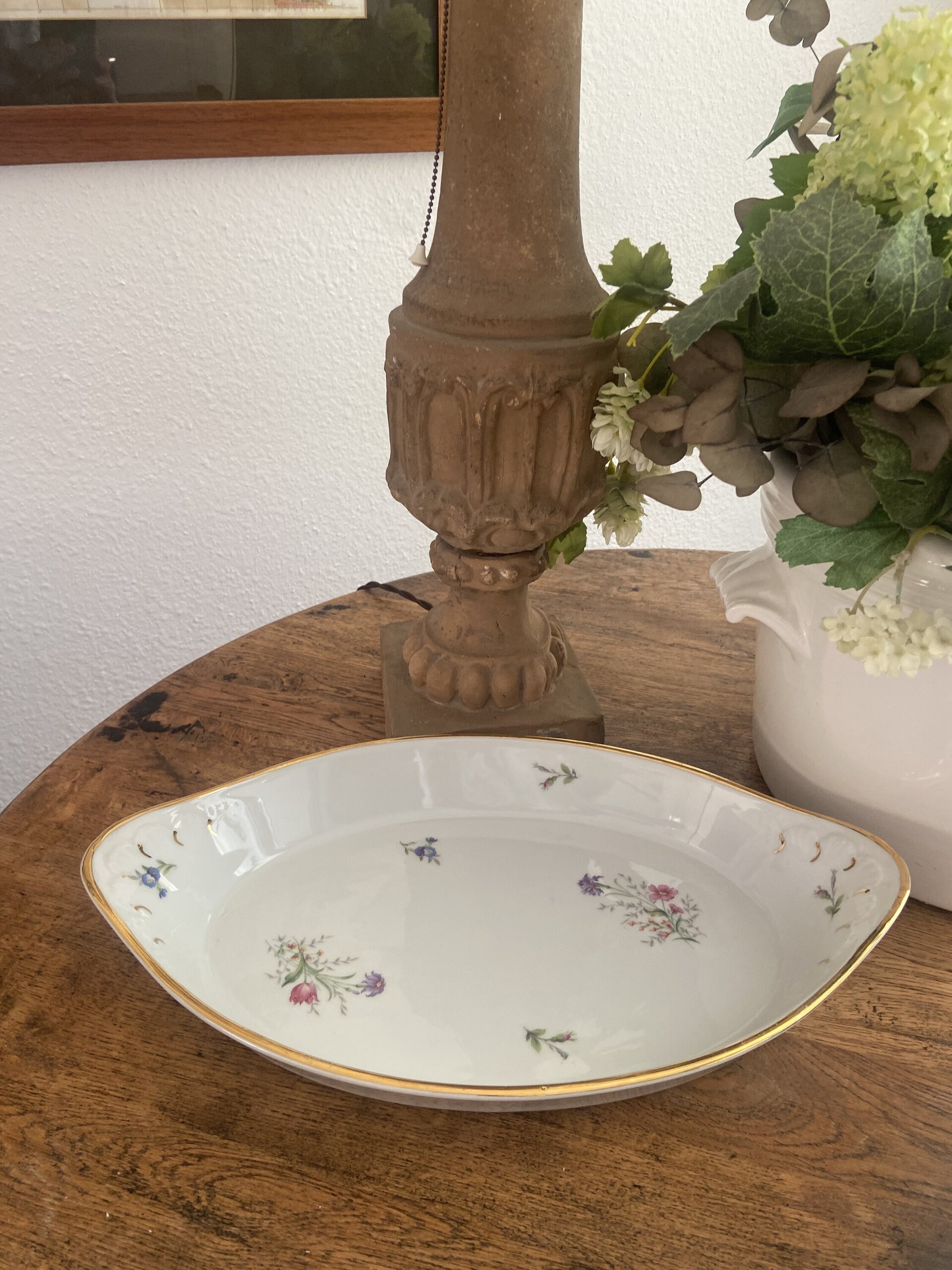 Fuente ovalada de horno en porcelana  Fenix¨La Pajarita" en Barcelona - 3