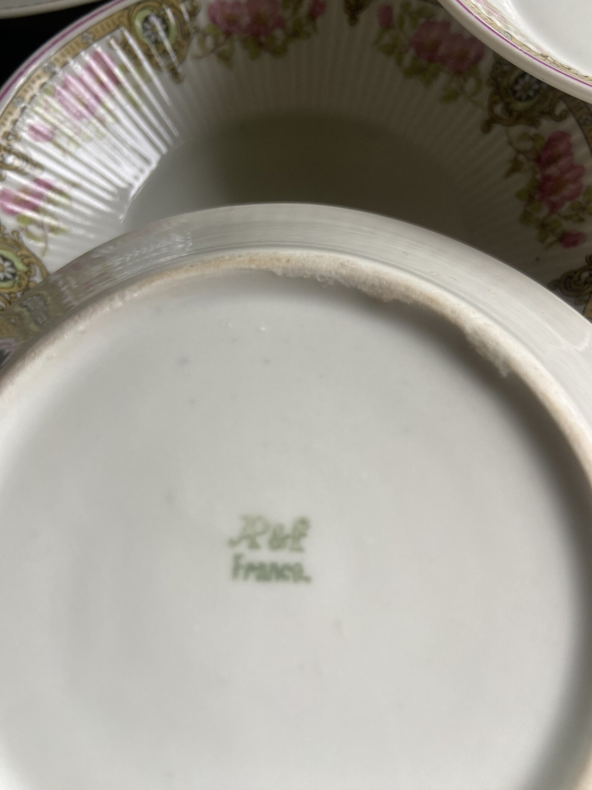 11 platos pan en porcelana francesa - 6