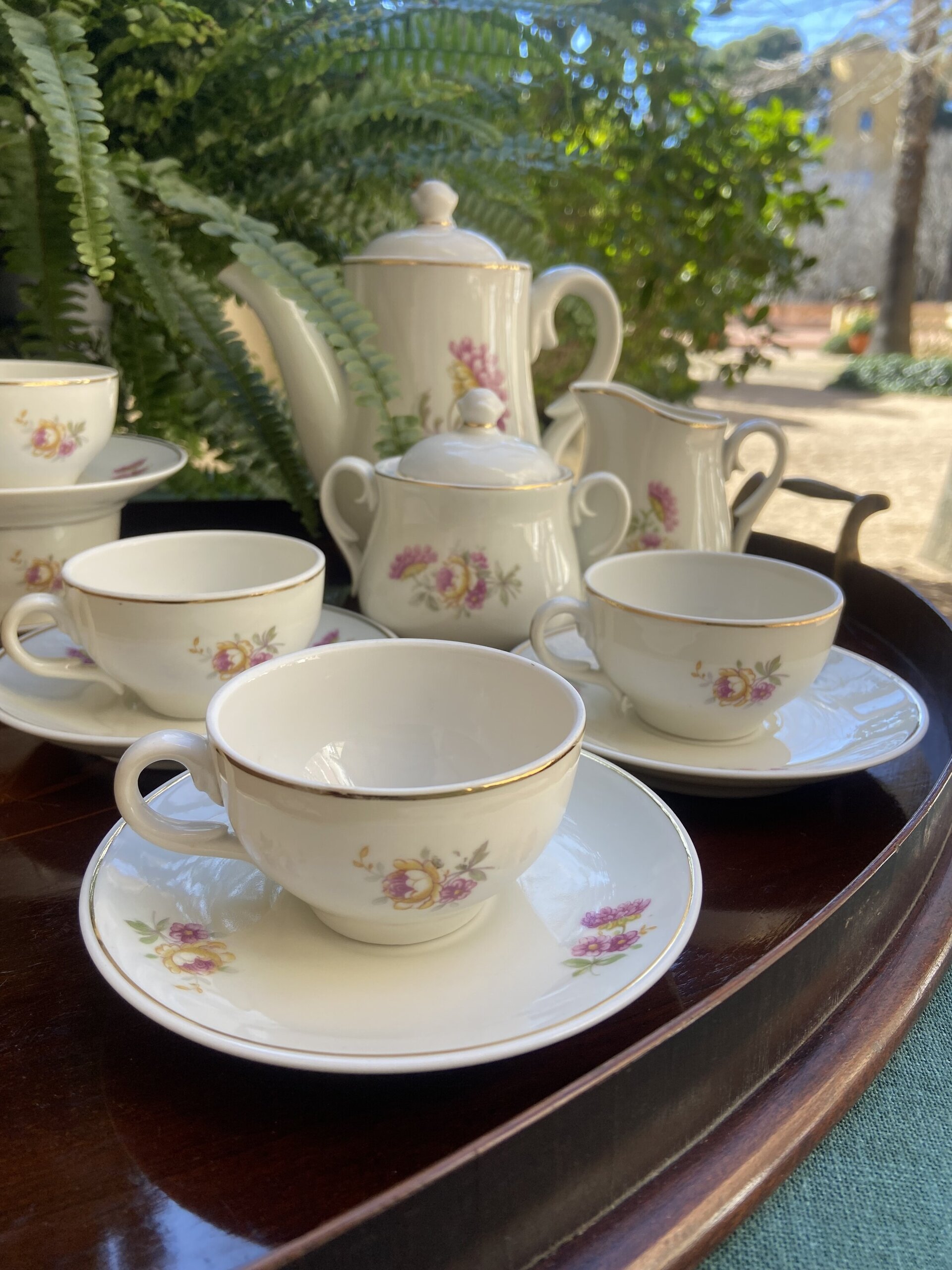 Juego de café en porcelana "Bidasoa" - 2