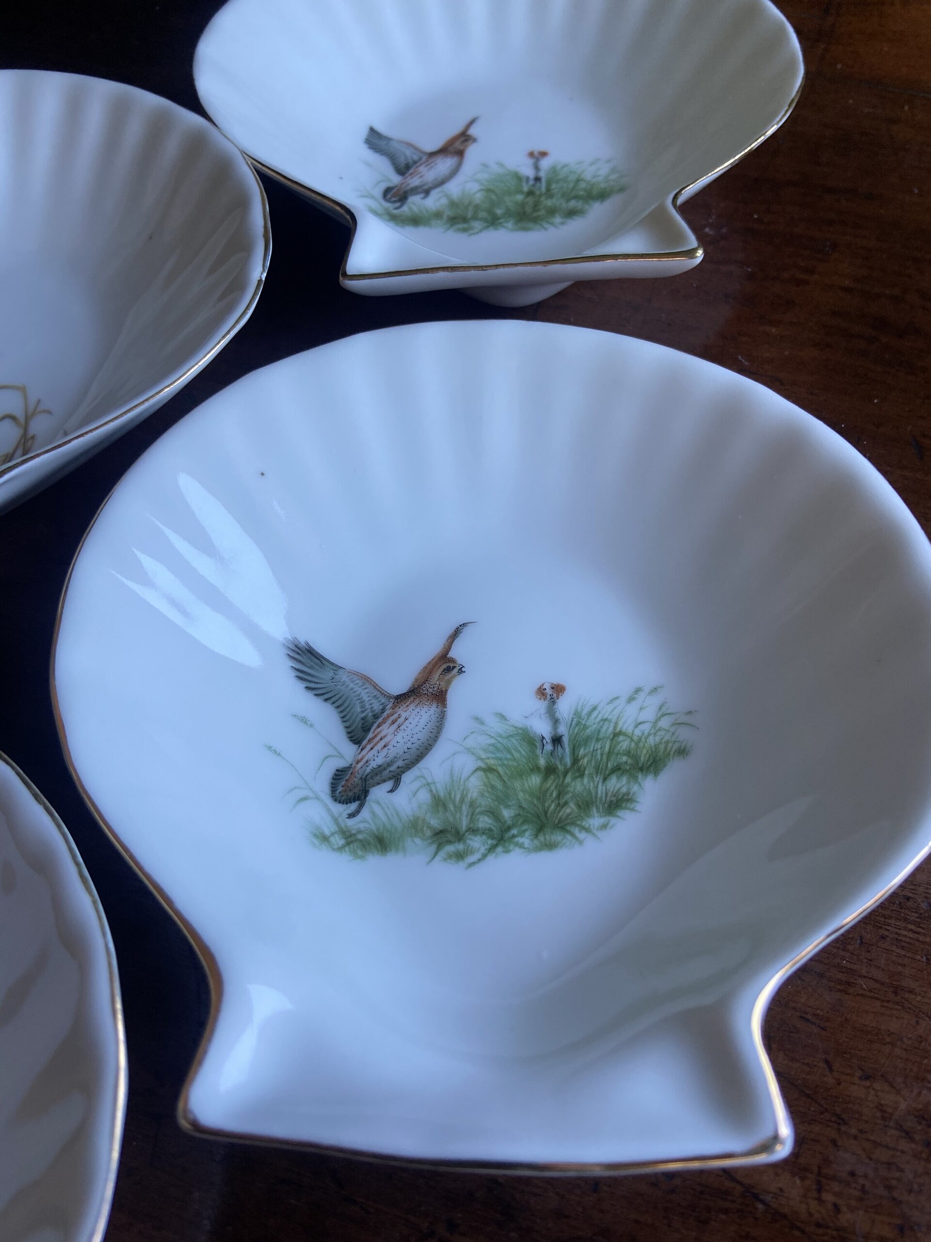 6 conchas en porcelana refractaria "Isard" - 5