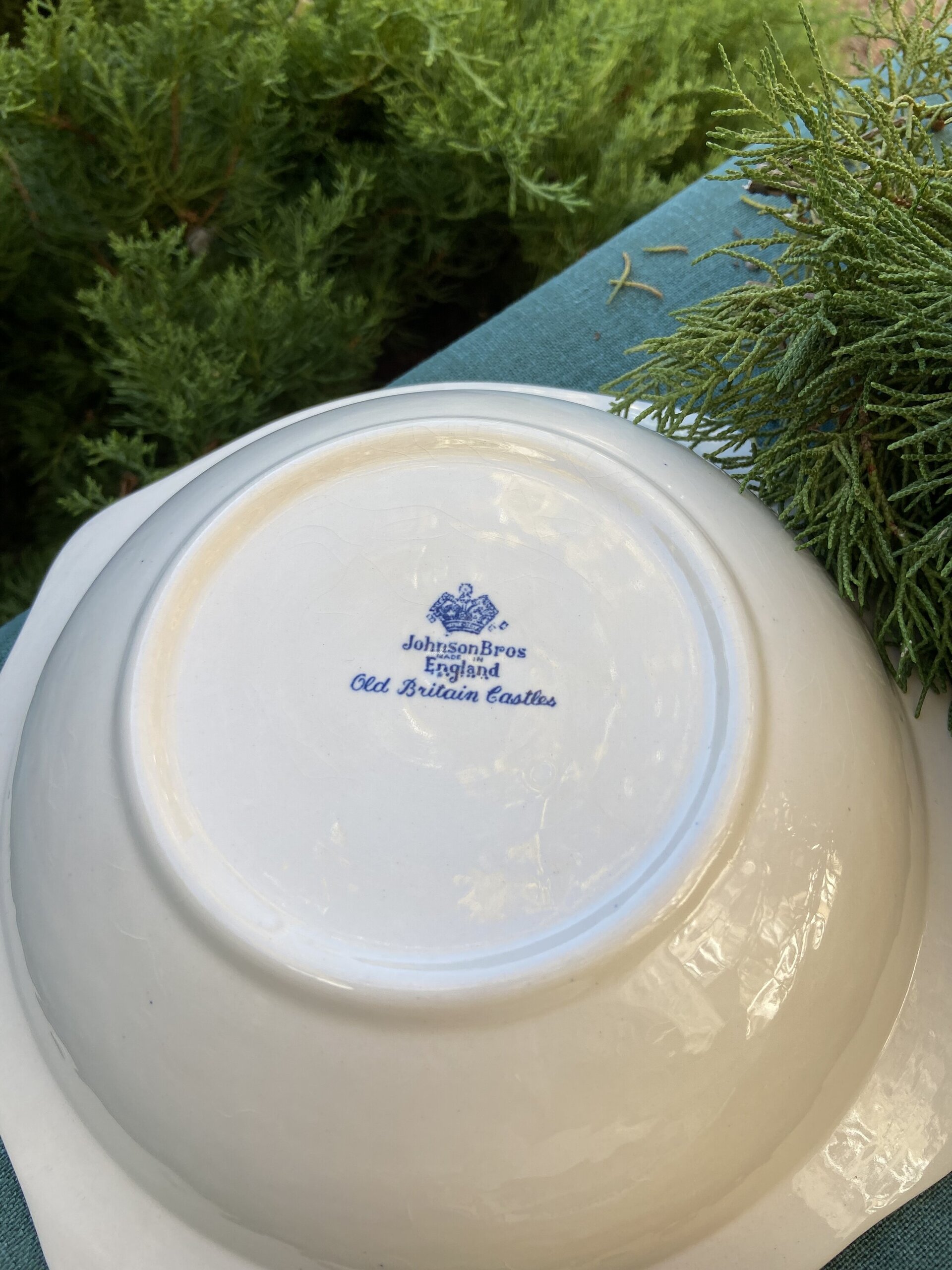 Bol G. y 6 boles en loza inglesa "Johson Bros" - 7