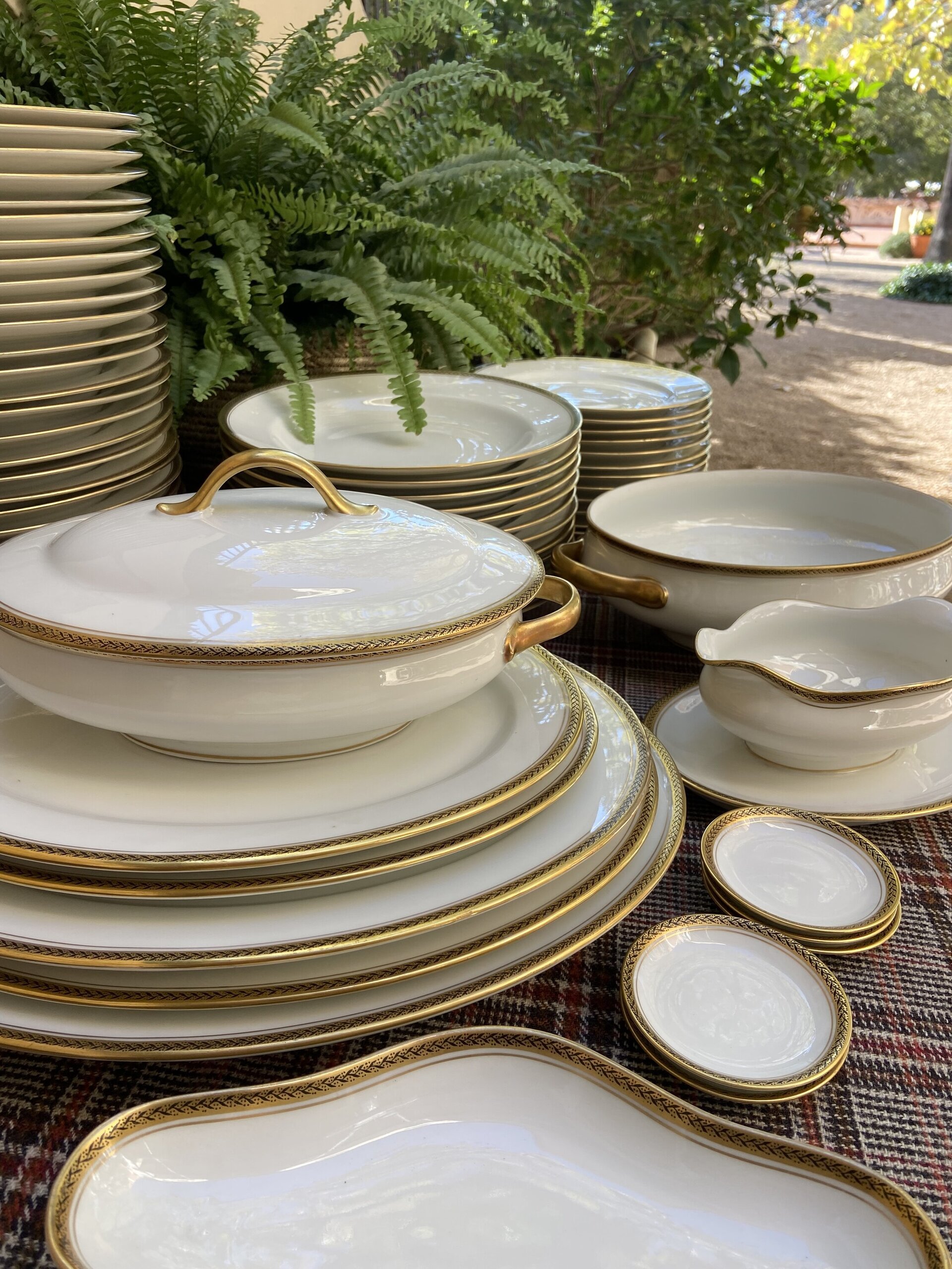 Vajilla en porcelana francesa "Haviland" Limoges. - 4