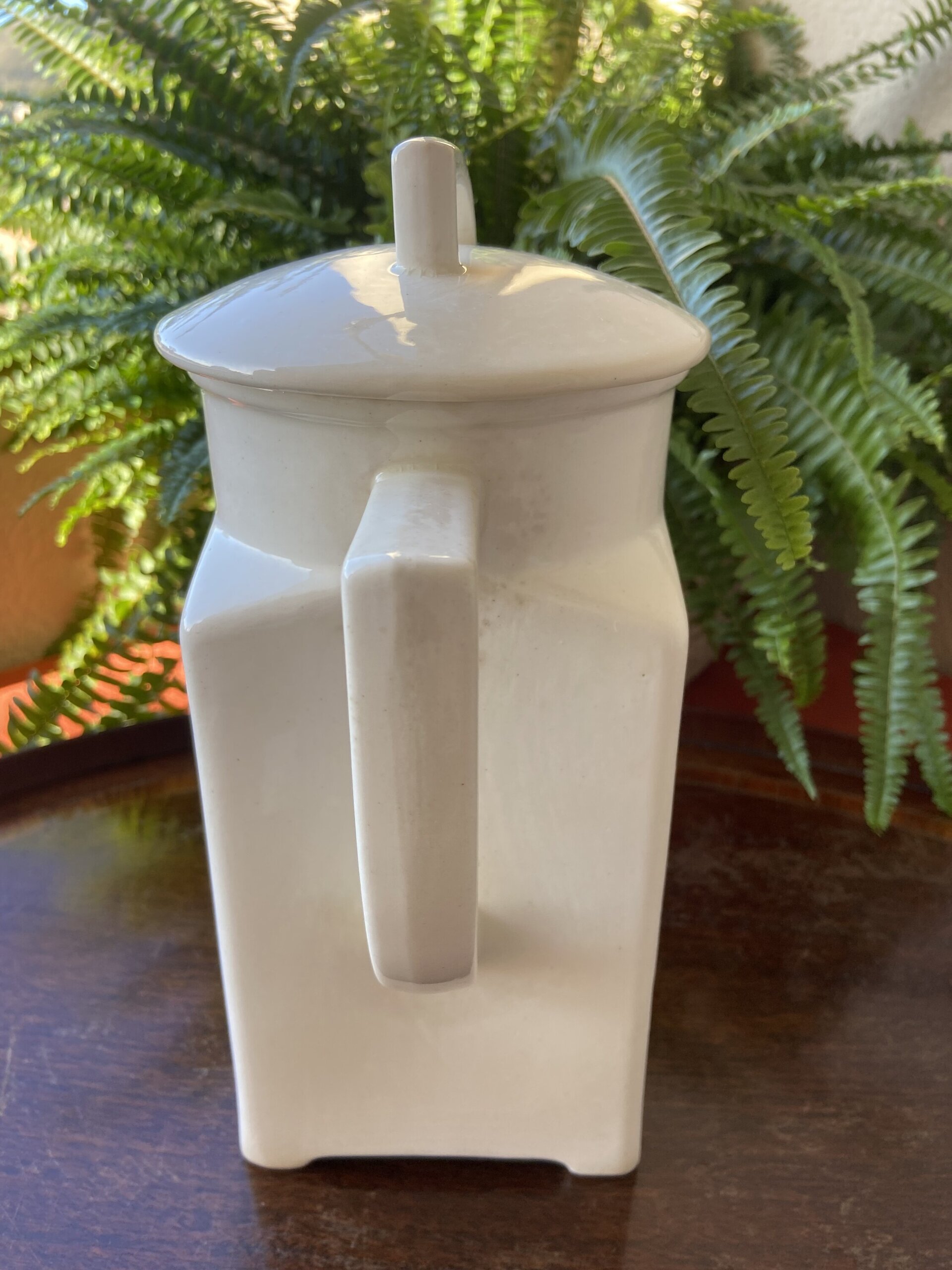 Jarra cuadrada el loza francesa - 4